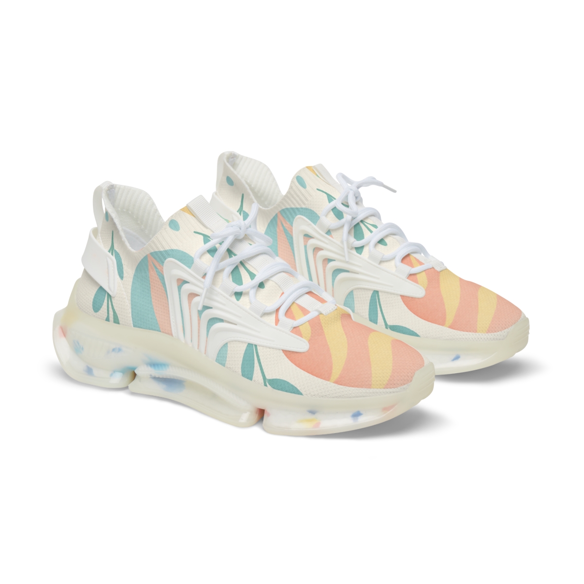 Spring Ribbon Egg Orbit custom sneakers