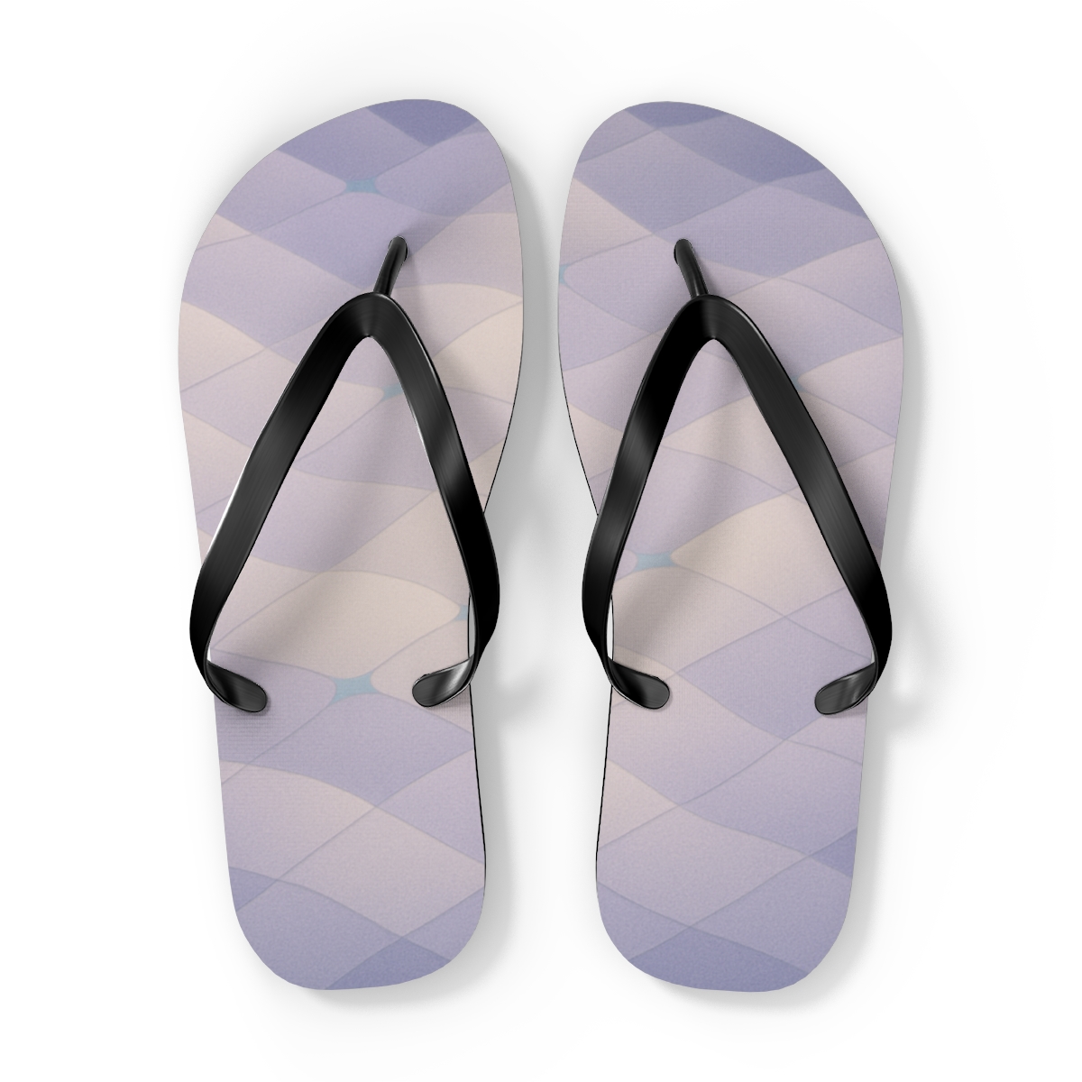 Starlight Wave Tessellation unique graphic flip flops