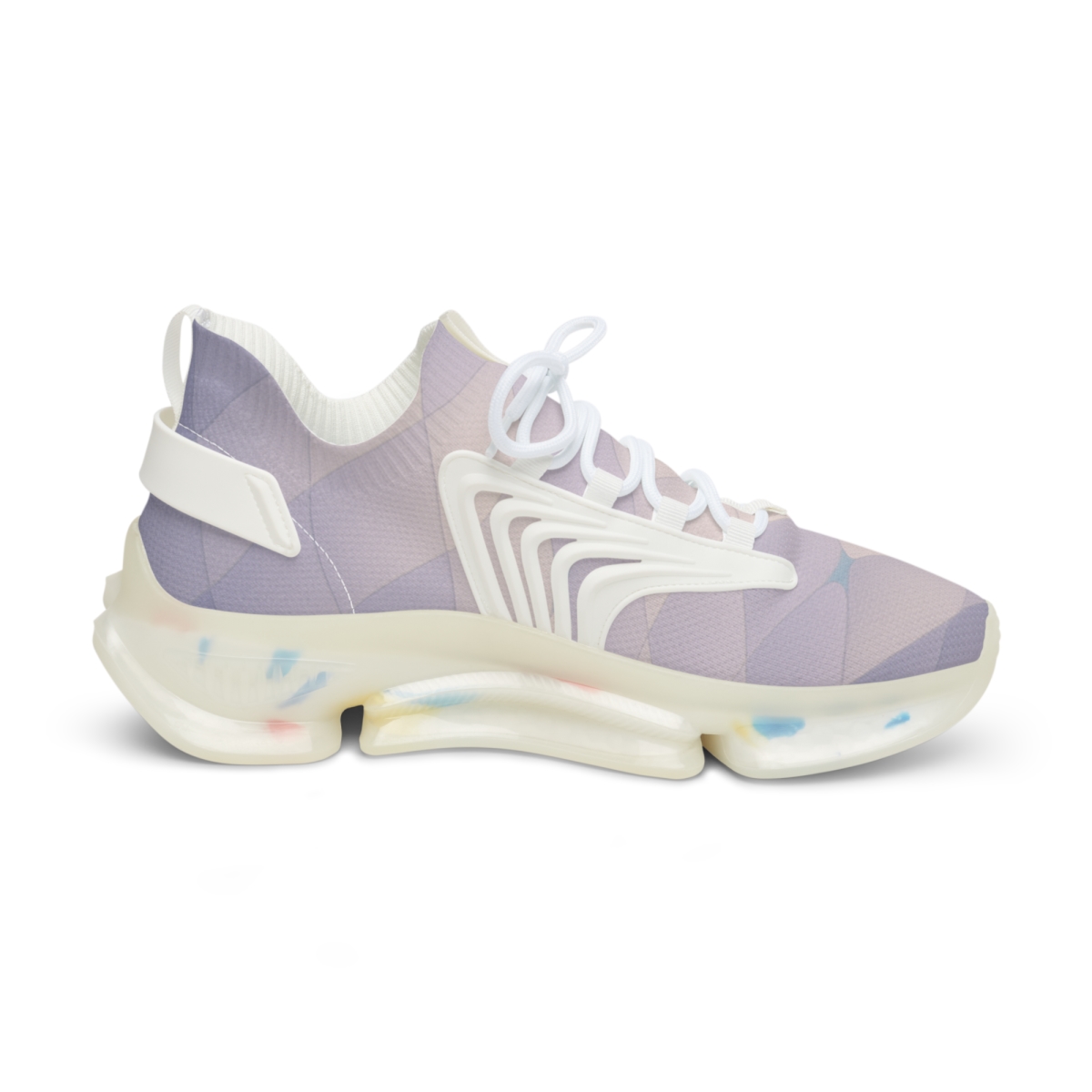 Starlight Wave Tessellation personalized athletic sneakers