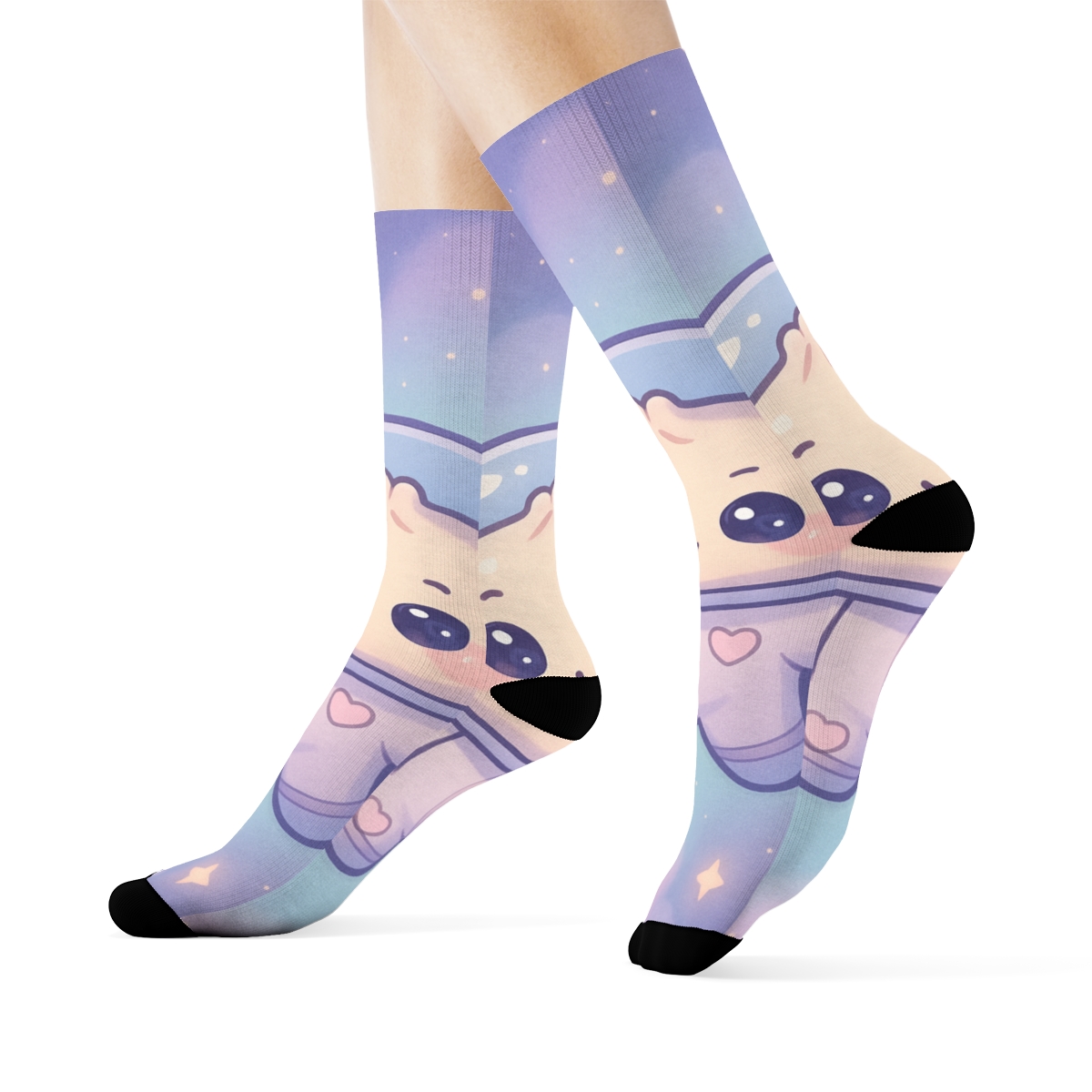 Starlit Dumpling Astronaut sports performance socks