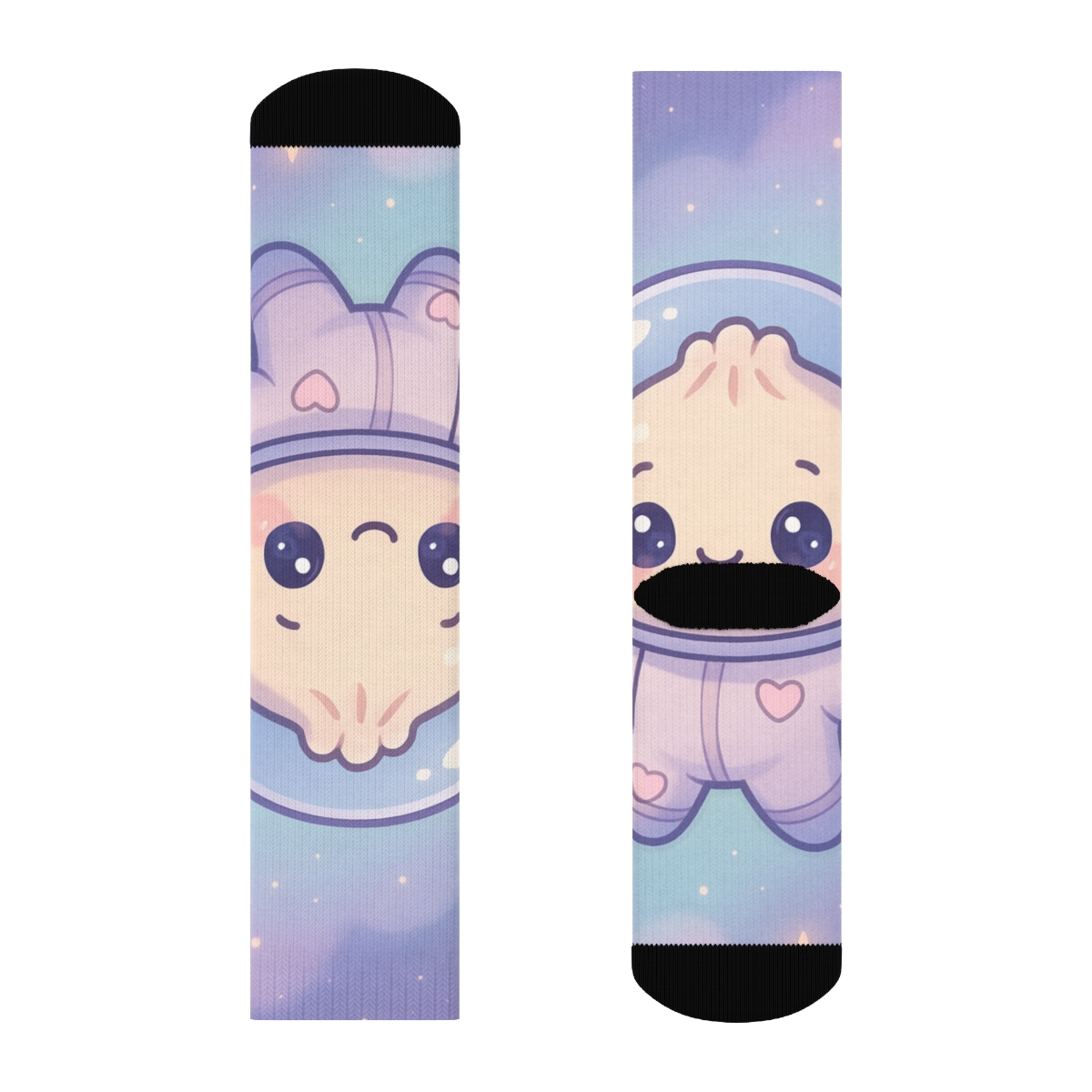 Starlit Dumpling Astronaut sports performance socks