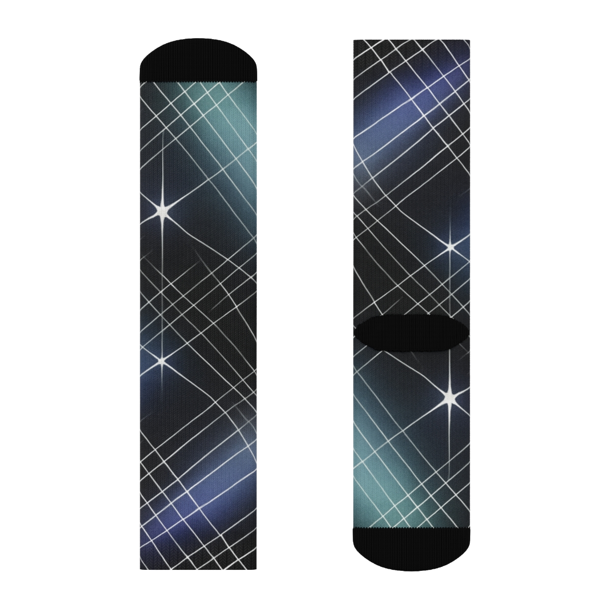Stellar Lattice Interference personalized cozy socks