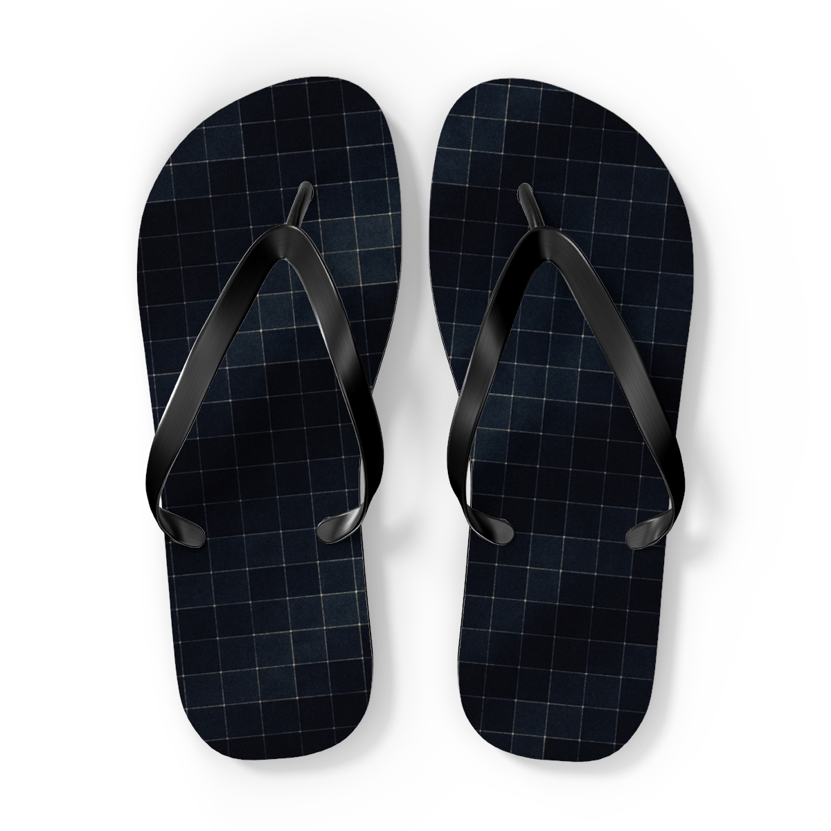 Stellar Parallax Grid designer logo flip flops