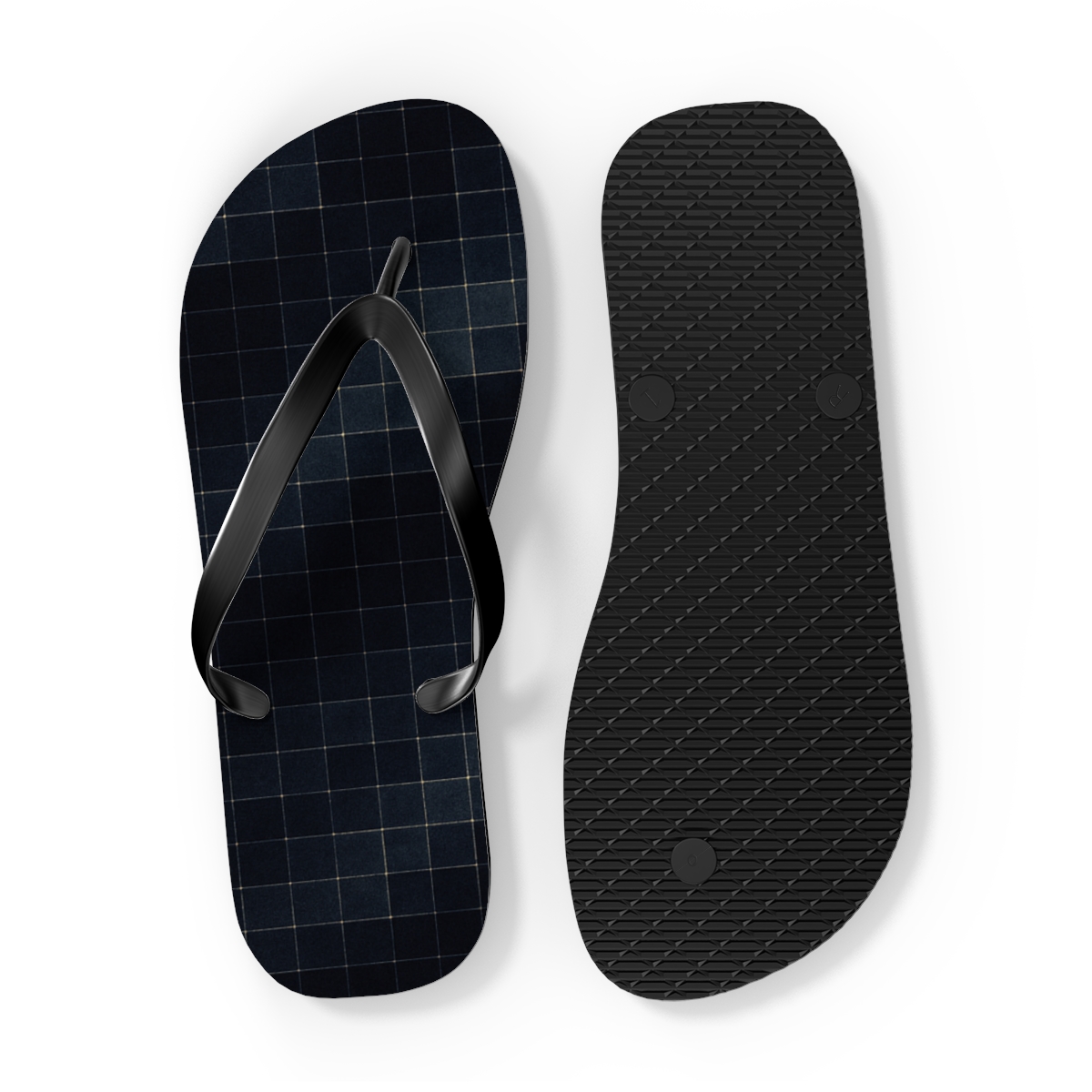 Stellar Parallax Grid designer logo flip flops