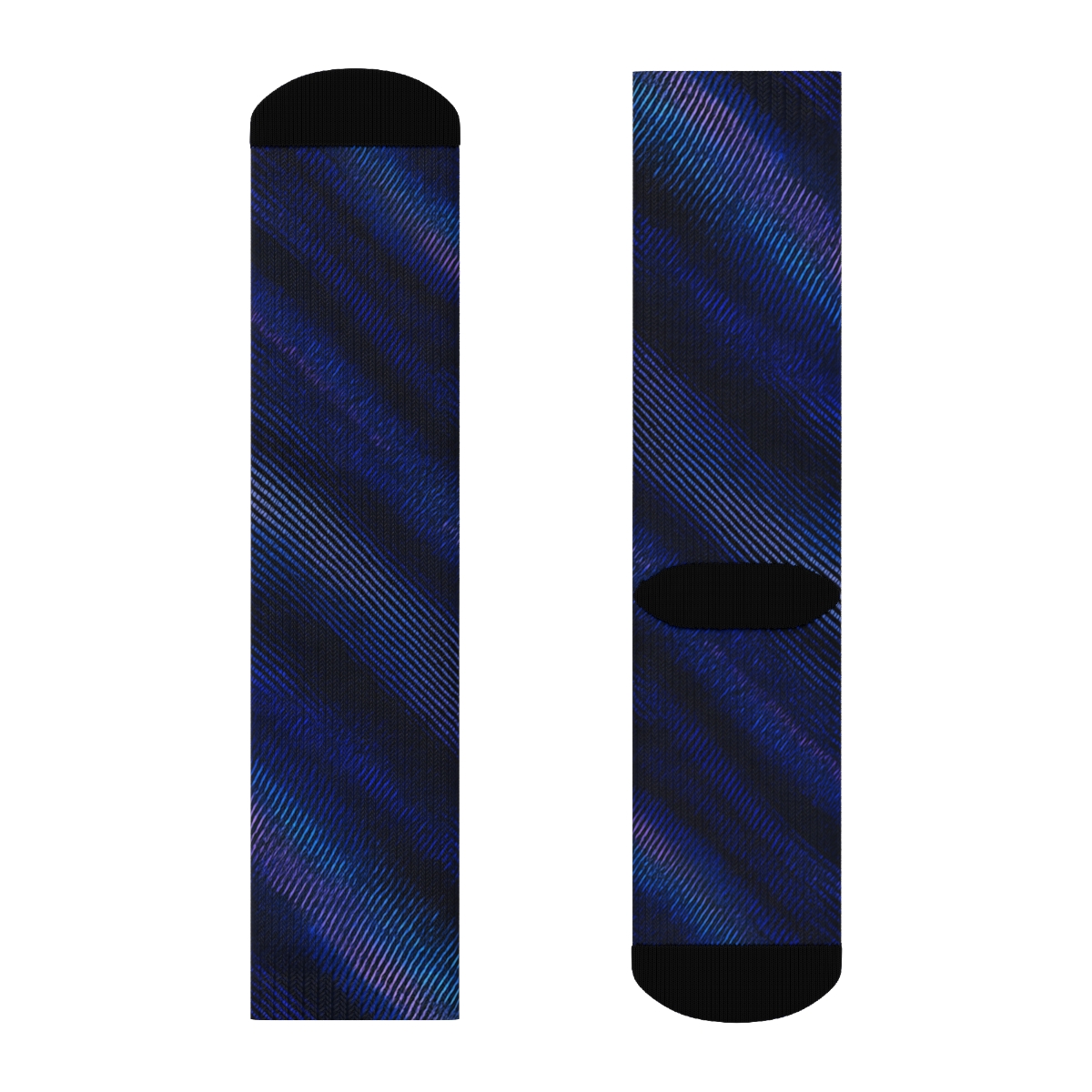 Stellar Stripe Moire trendy colorful socks