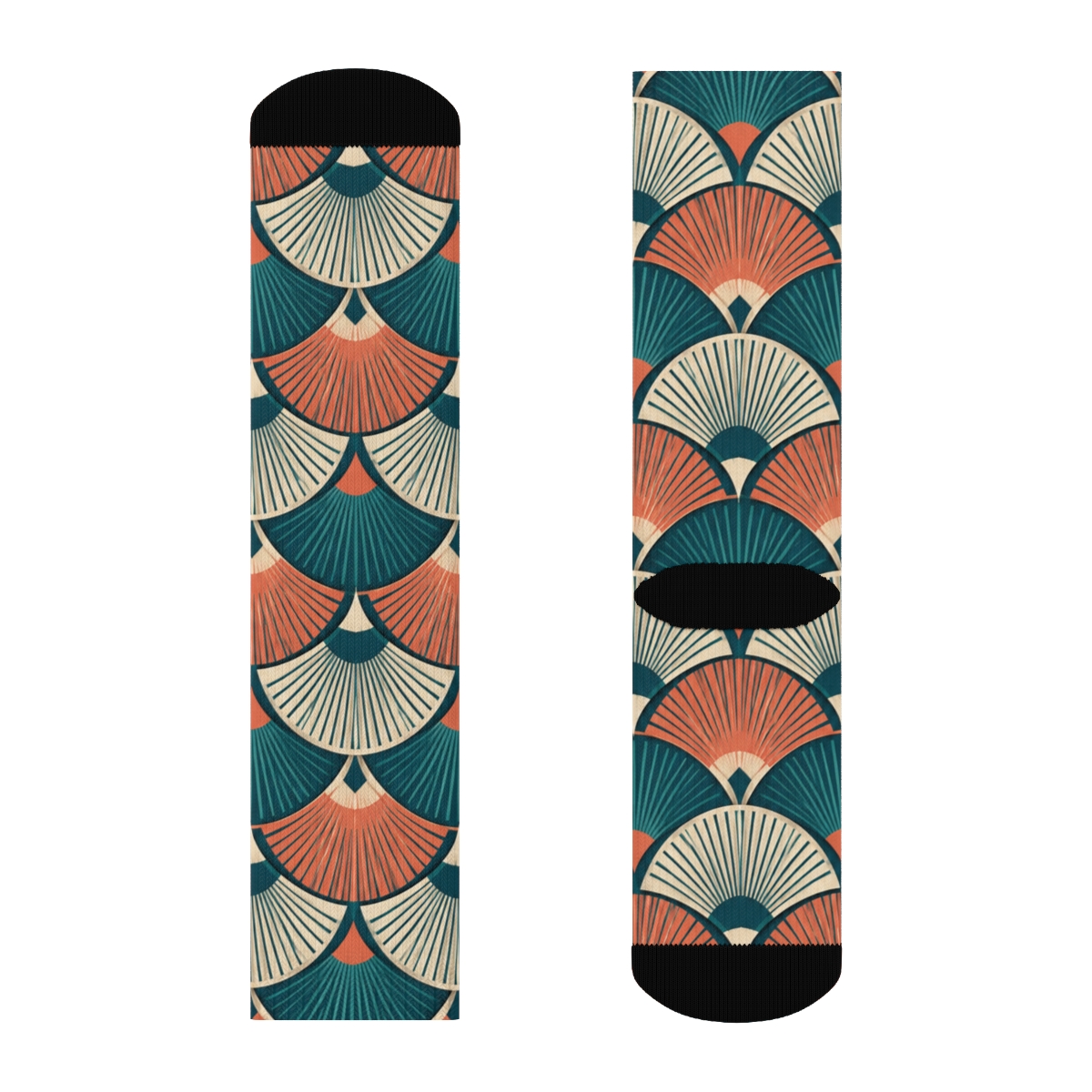 Stepped Fan Tessellation Array sports performance socks [AI-bf585fa1-a52ca587bf00]