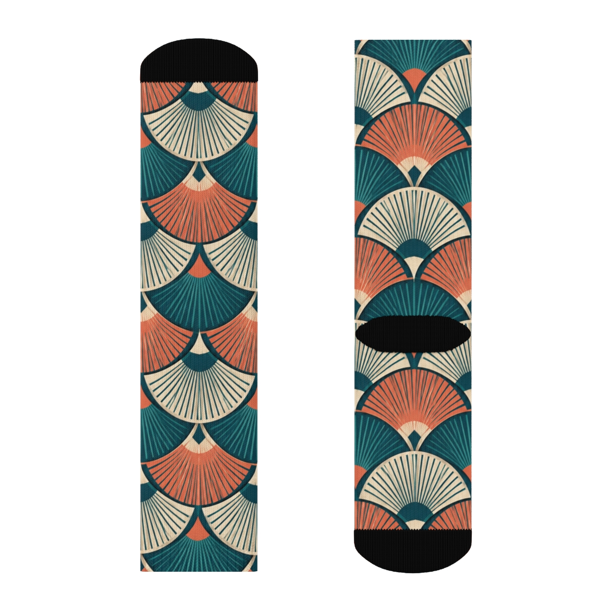 Stepped Fan Tessellation Array sports performance socks [AI-bf585fa1-7f18f74eb4a8]