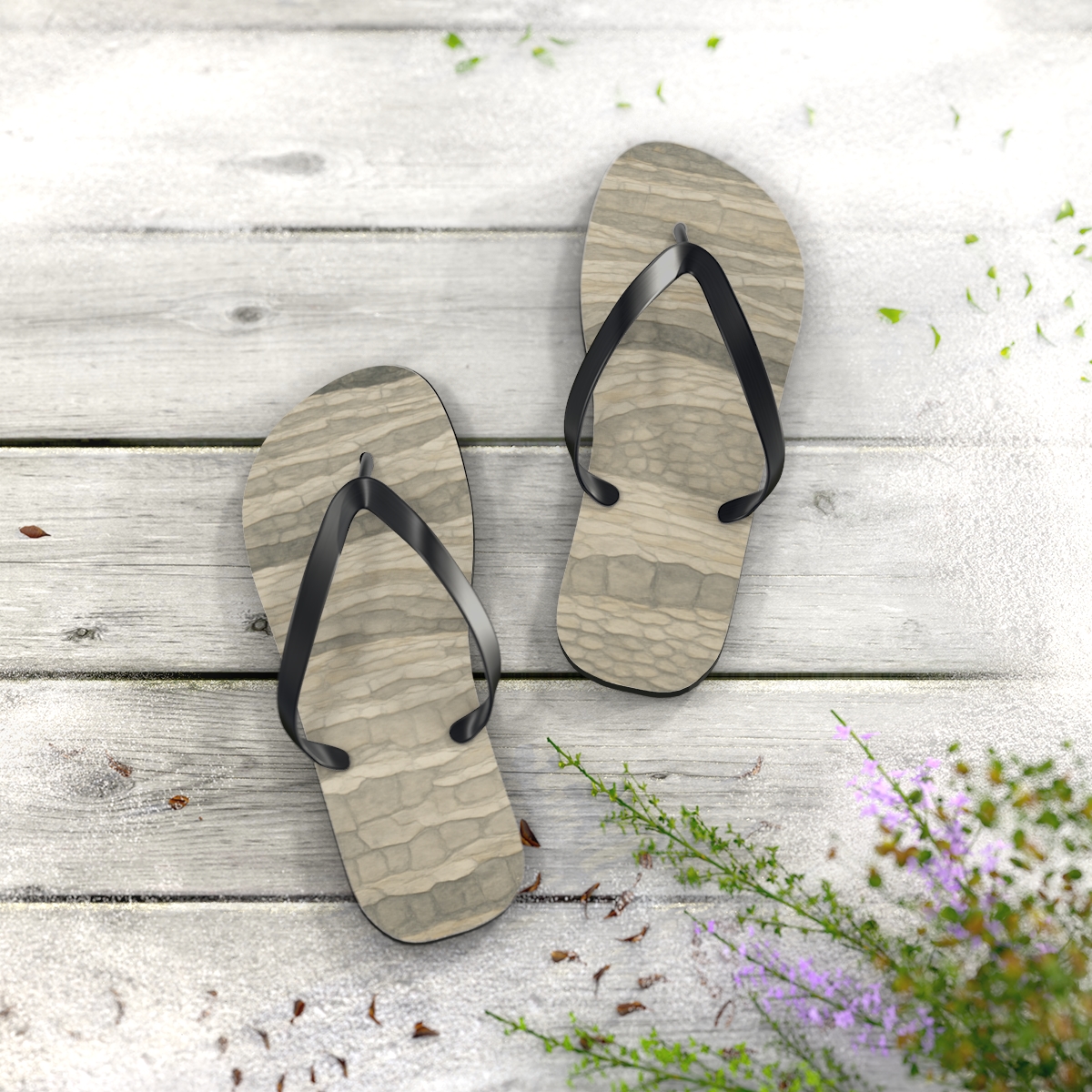 Echoes of the Earth Flip Flops