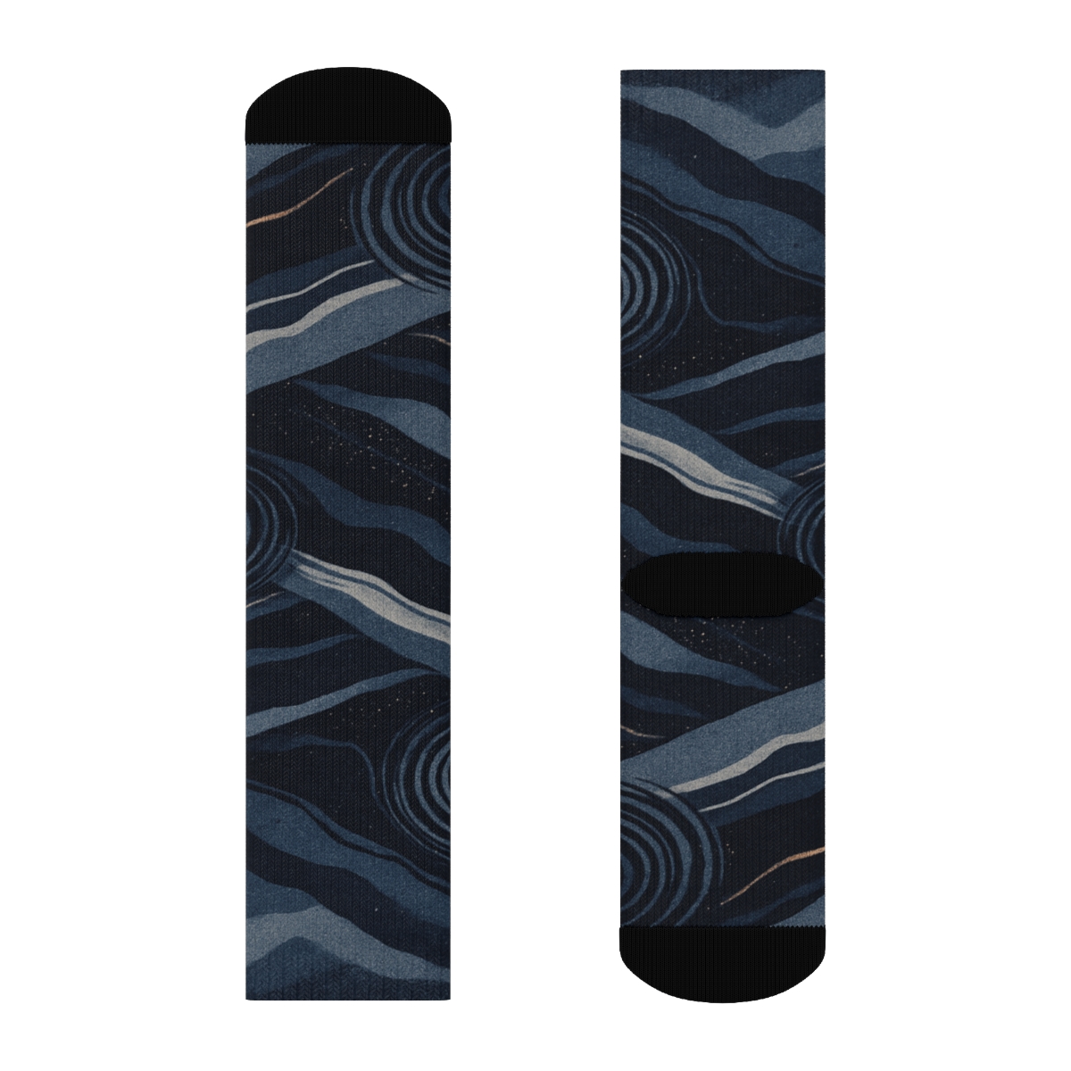 Strata Ripple Vortex Field stylish patterned socks