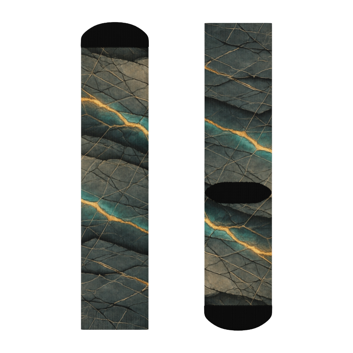 Strata Vein Lattice custom socks