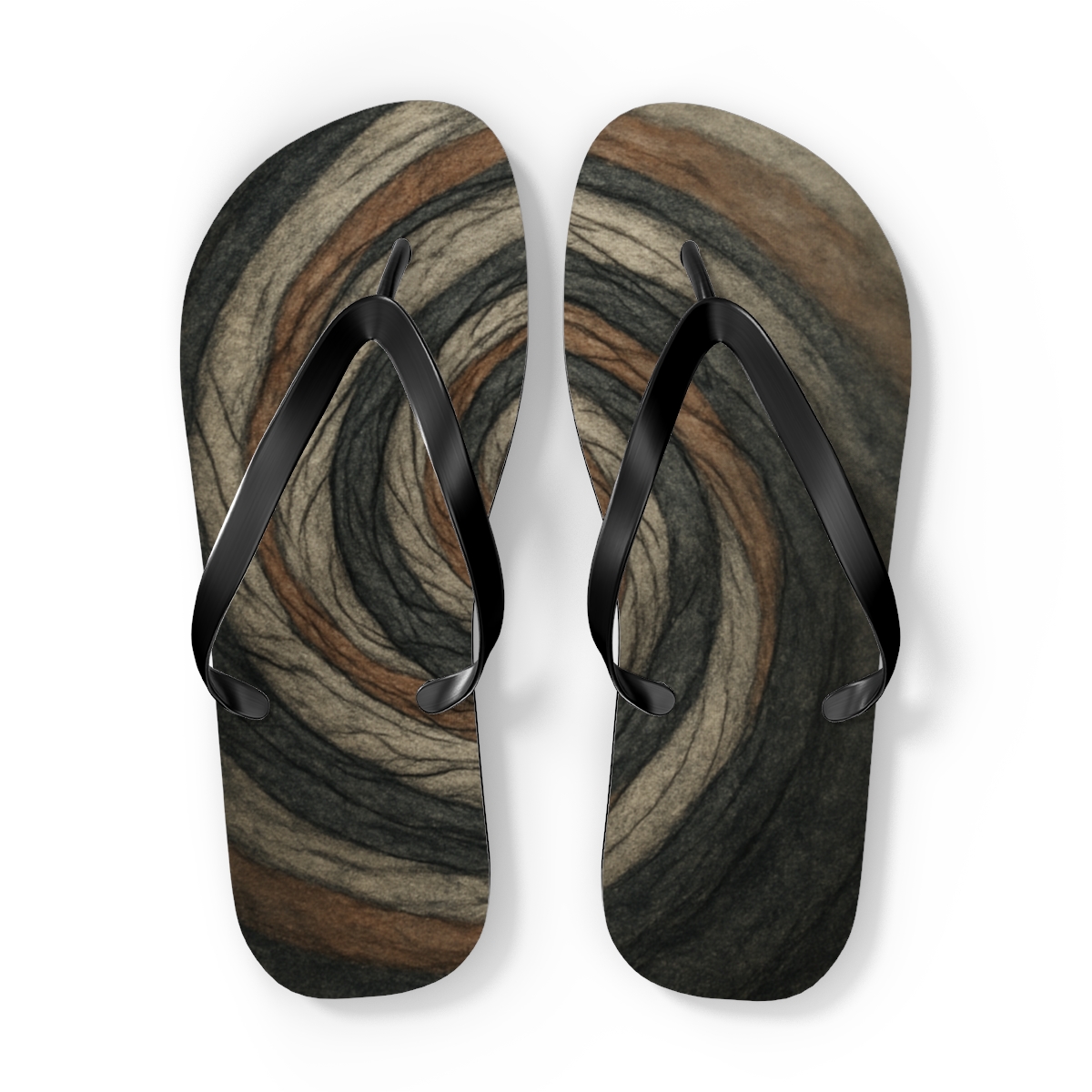 Strata Vortex Weave custom flip flops