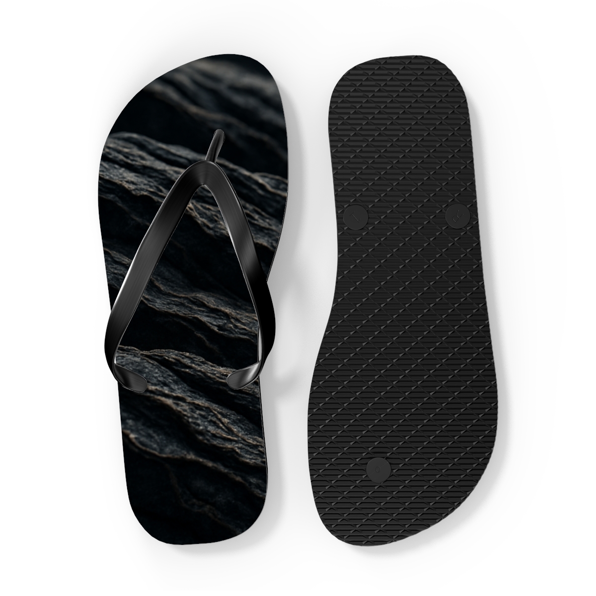 Tectonic Fold Lattice colorful rubber flip flops