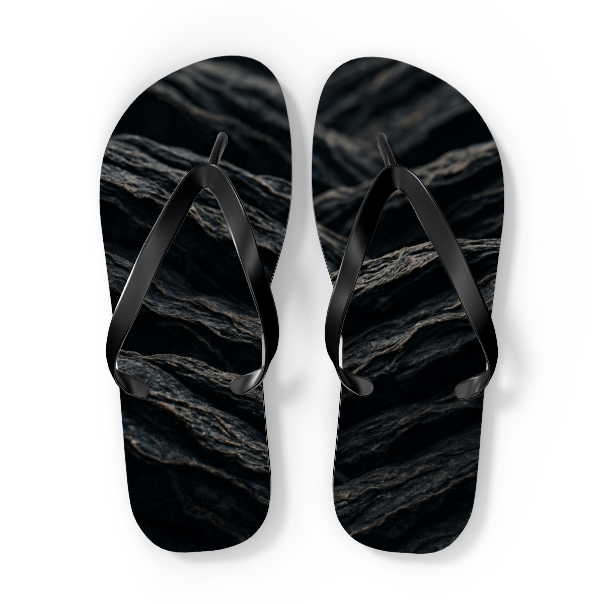 Tectonic Fold Lattice colorful rubber flip flops