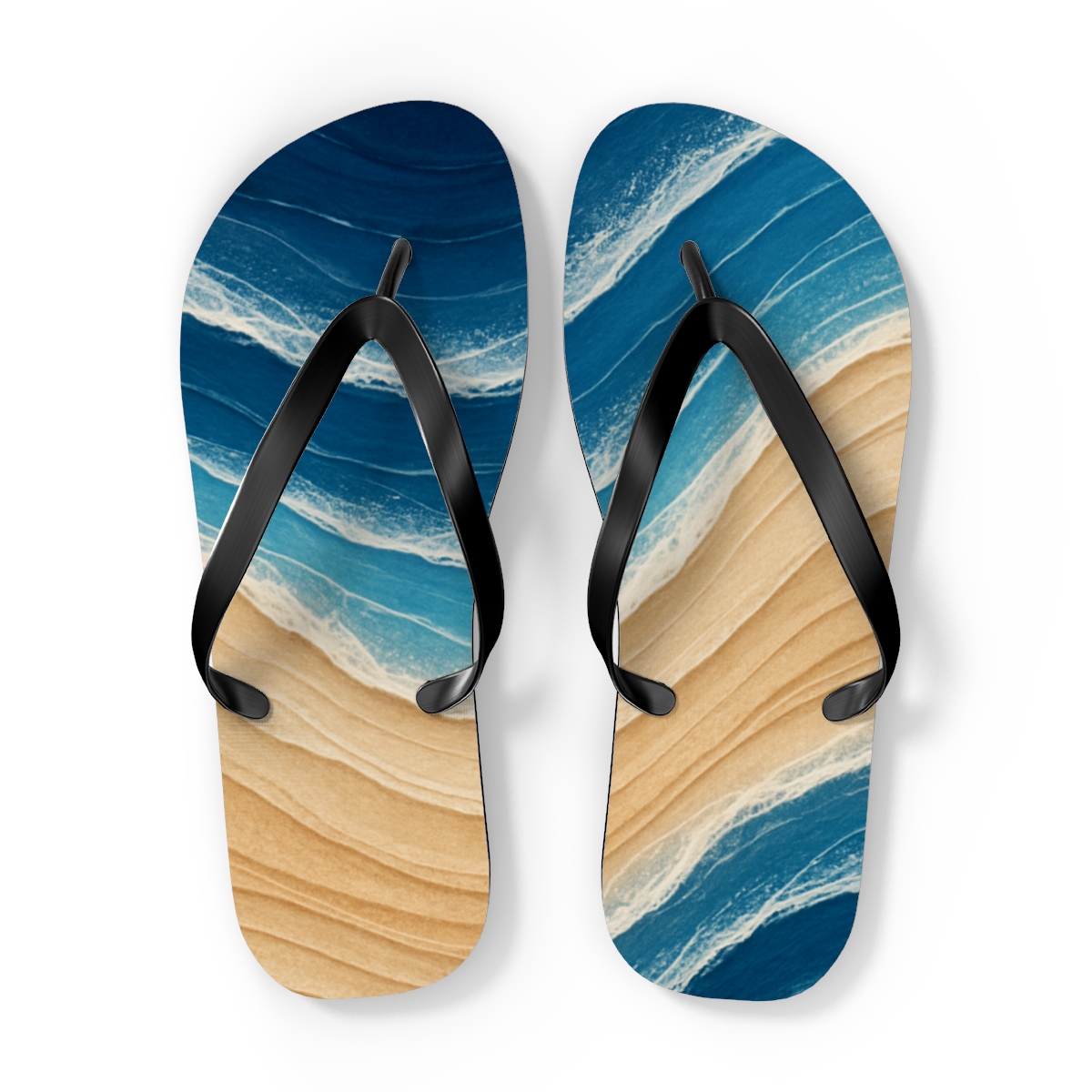 Tidal Wavefront Strata Arc soft sole flip flops
