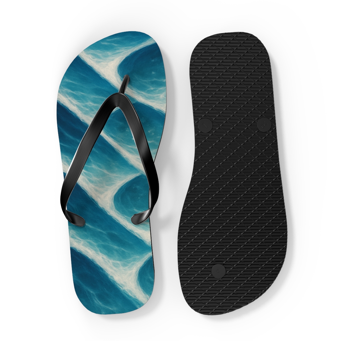 Tide Crest Lattice stylish summer flip flops