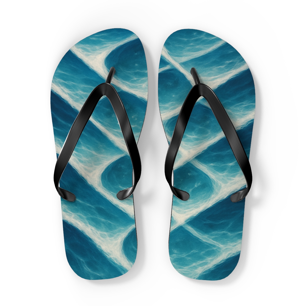 Tide Crest Lattice stylish summer flip flops