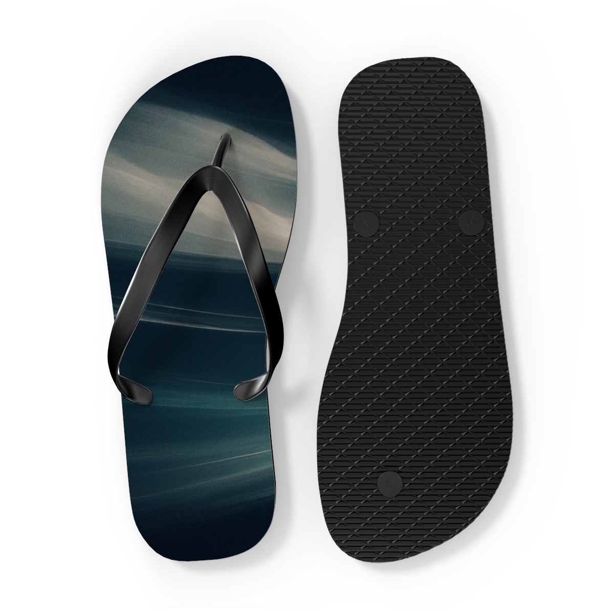 Vapor Shear Wavefront colorful rubber flip flops