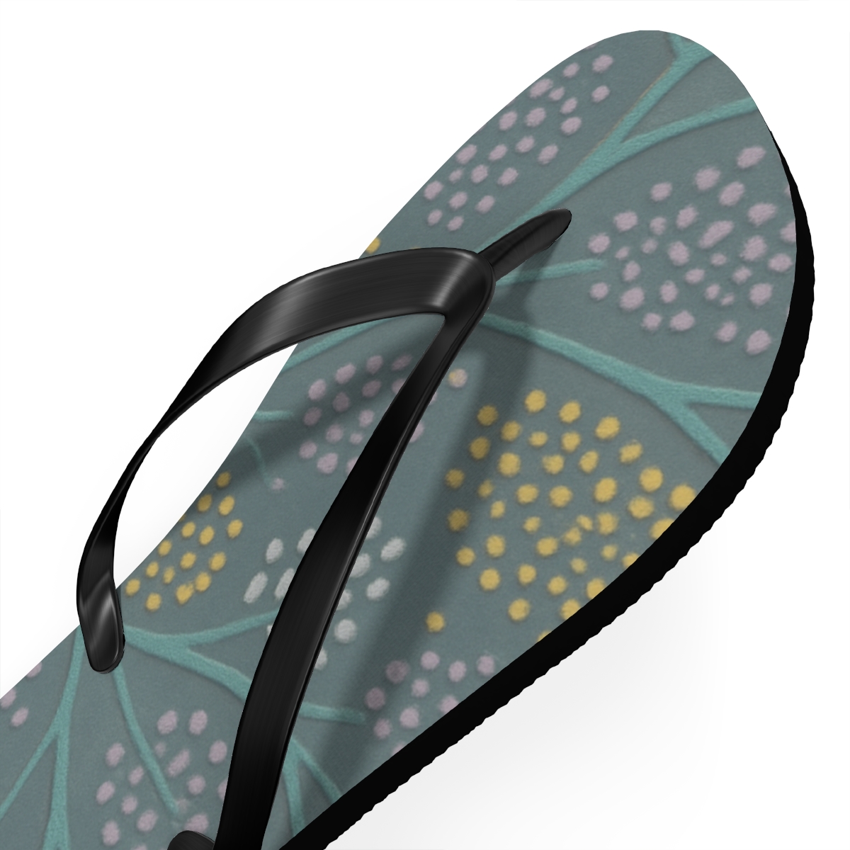 Vein Dot Mosaic stylish summer flip flops