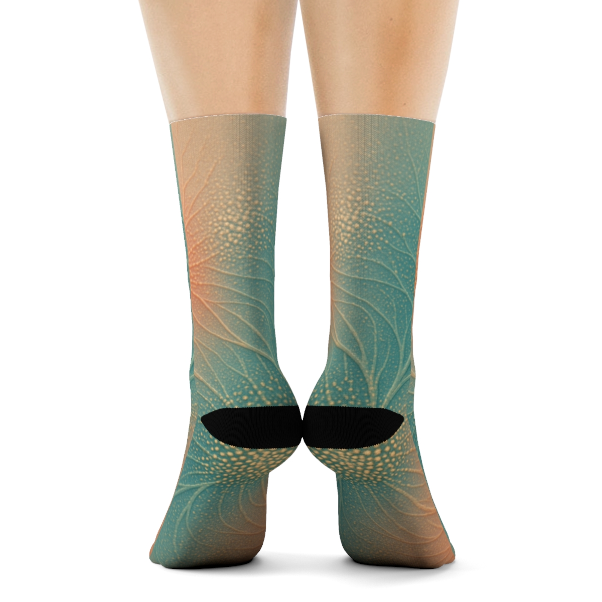 Vein Dot Tapestry stylish patterned socks