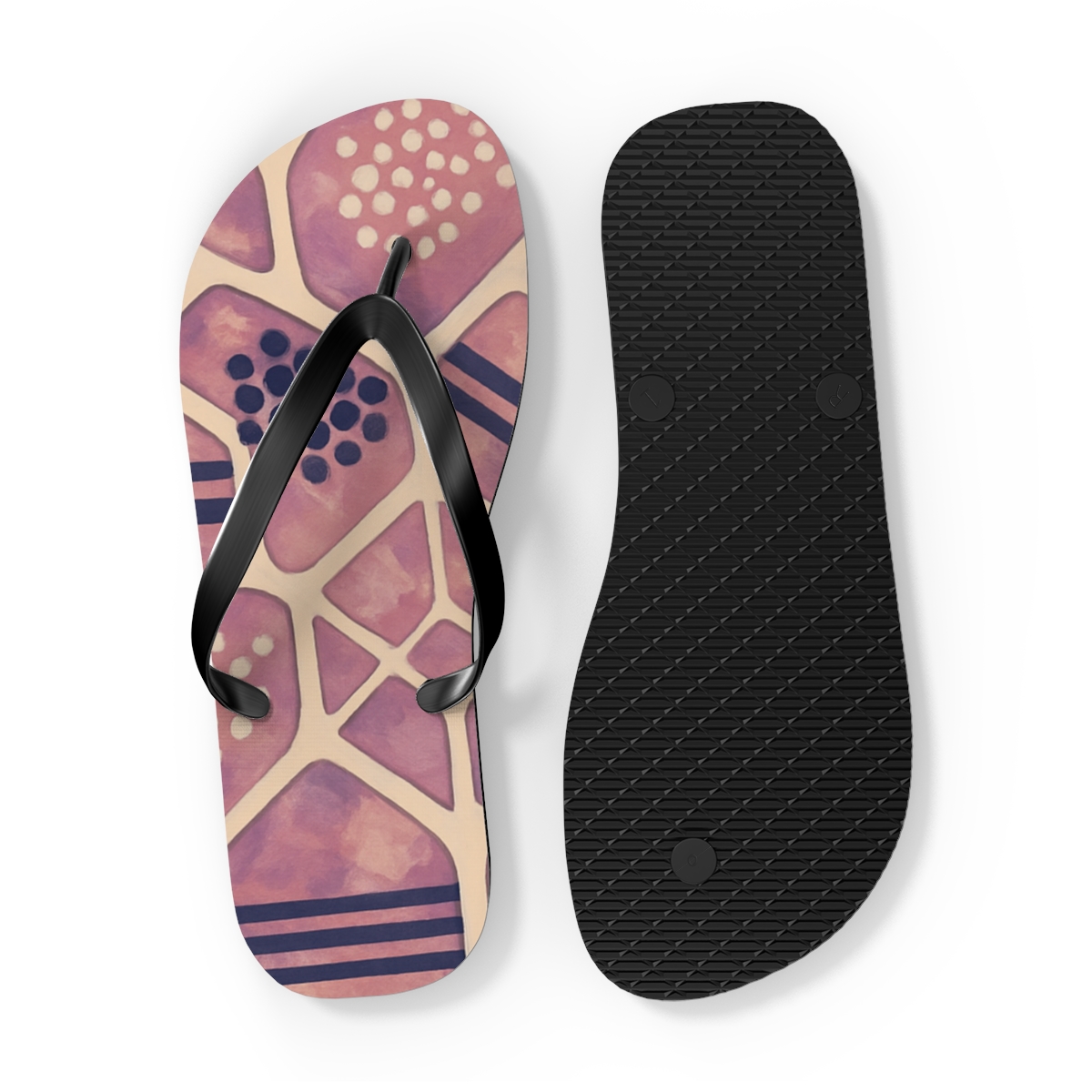 Vein Lattice Cadence soft sole flip flops