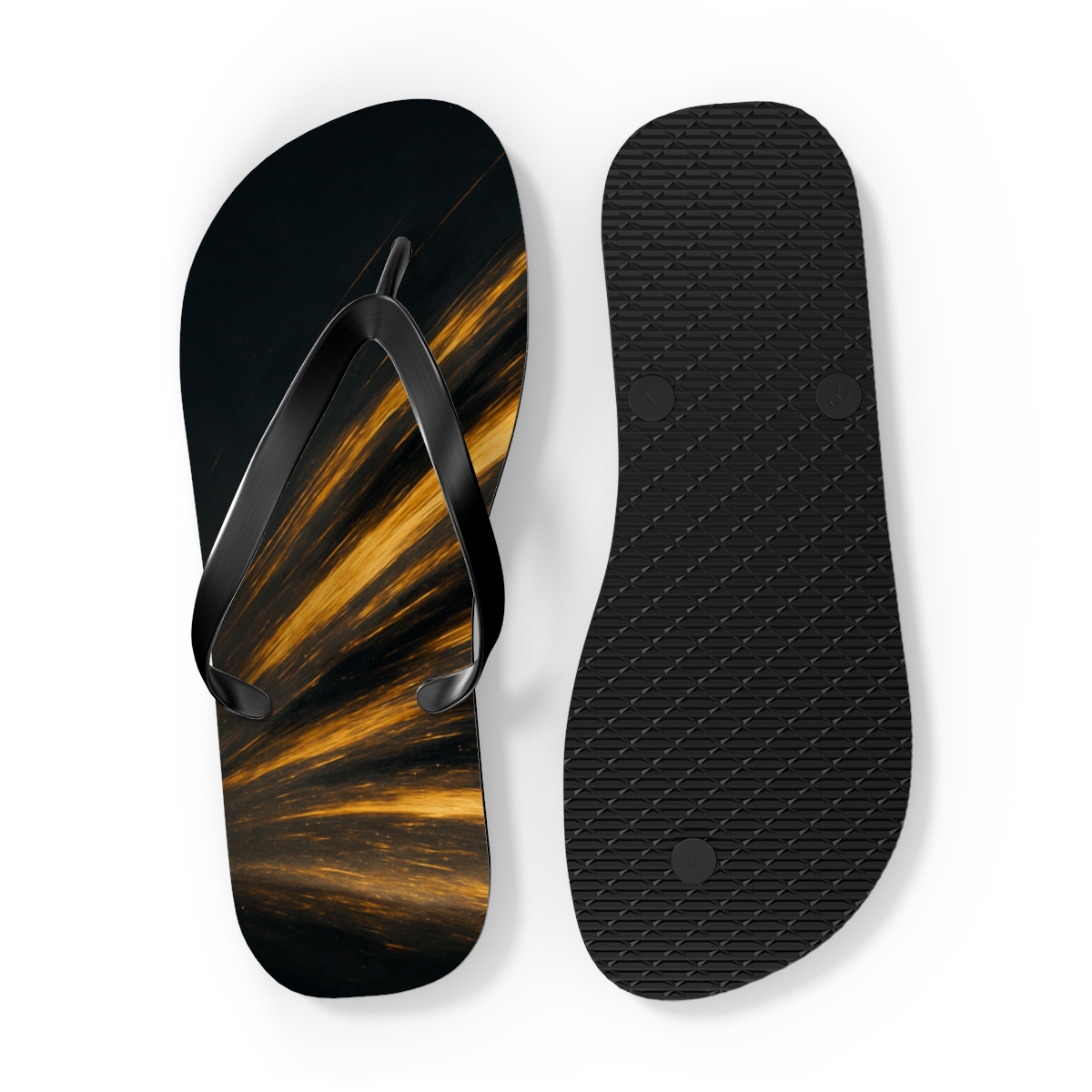 Velocity Traces Of The Cheetah trendy printed flip flops