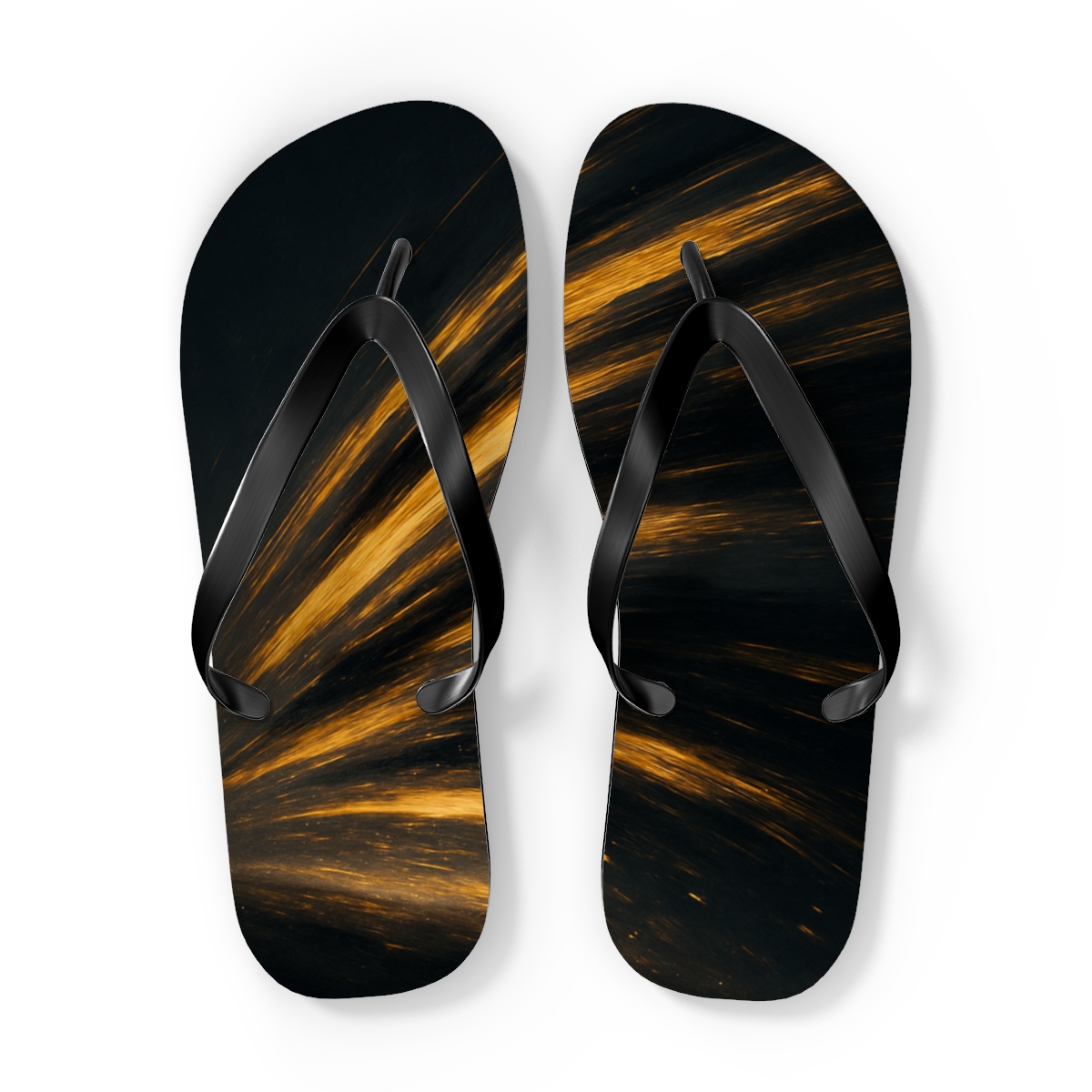 Velocity Traces Of The Cheetah trendy printed flip flops