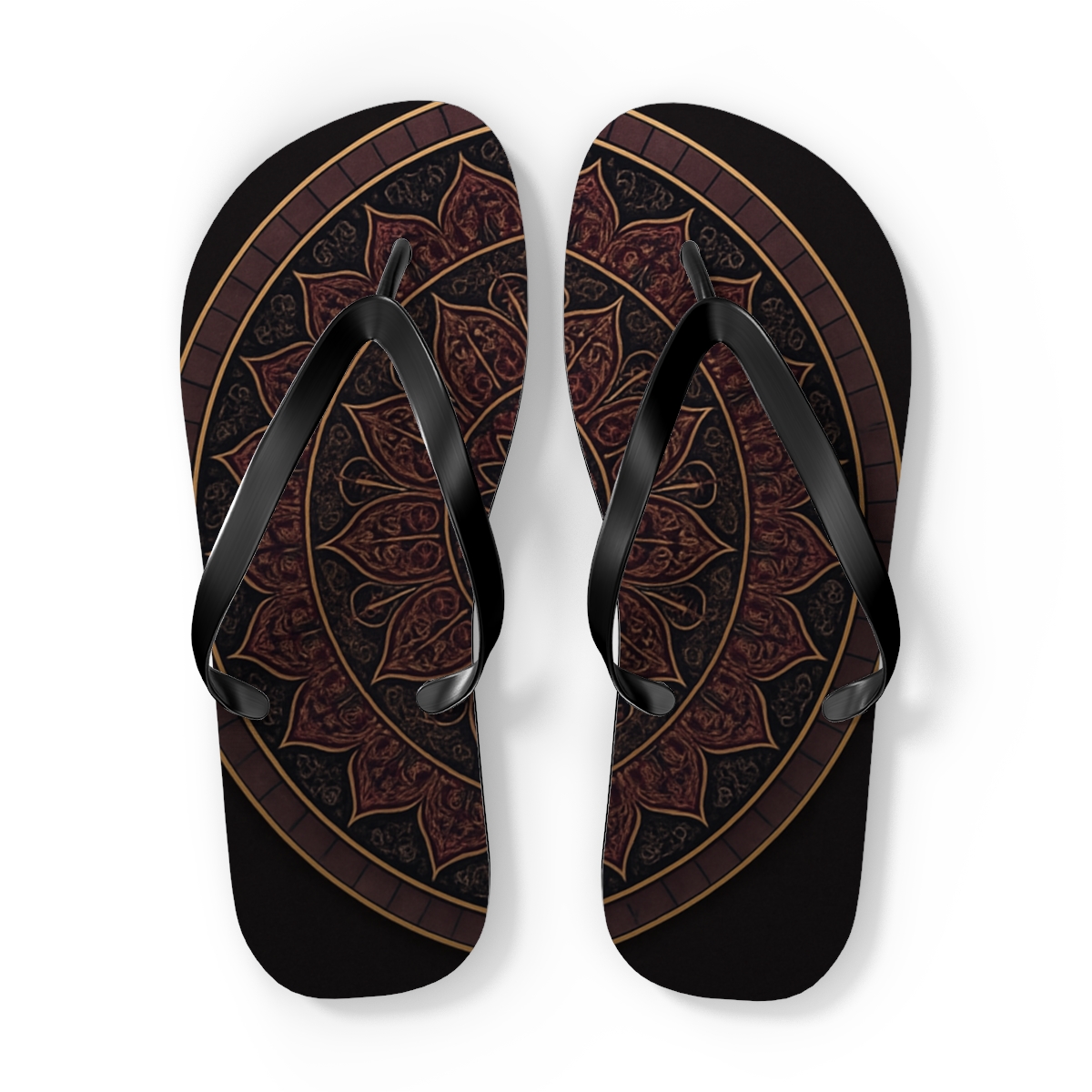 Velvet Orbit Filigree soft sole flip flops