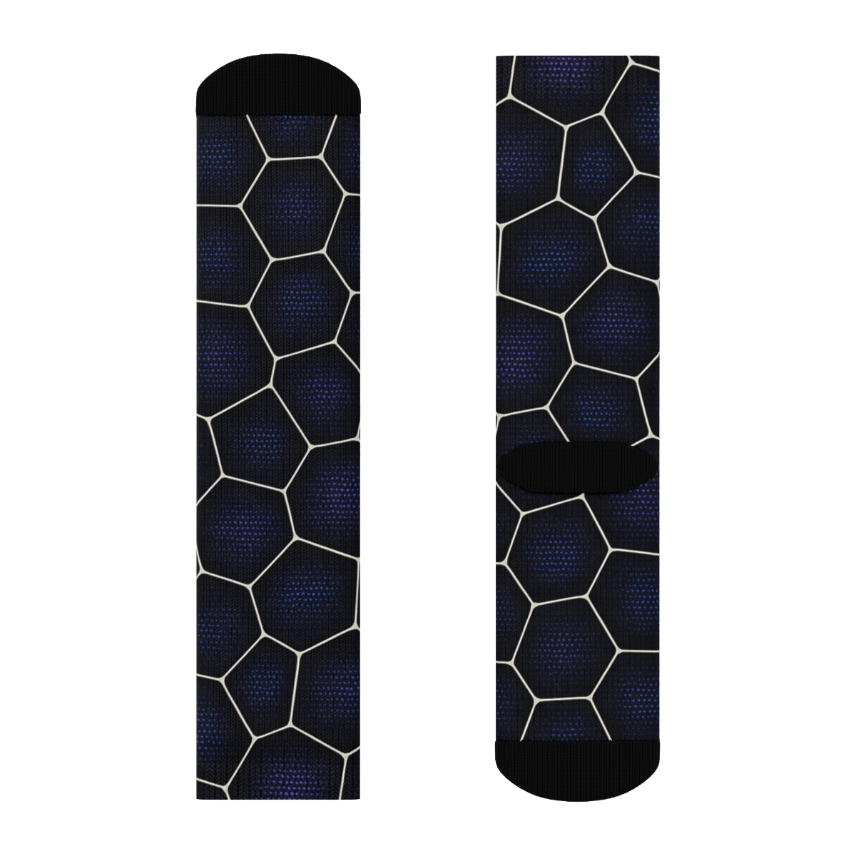 Voronoi Starfoam Tessellation warm winter socks