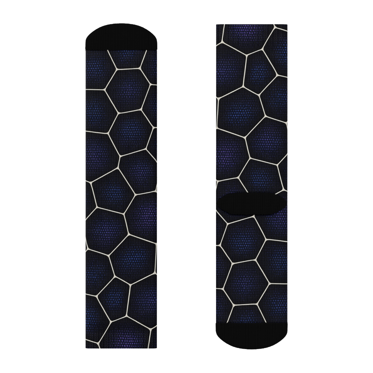 Voronoi Starfoam Tessellation warm winter socks