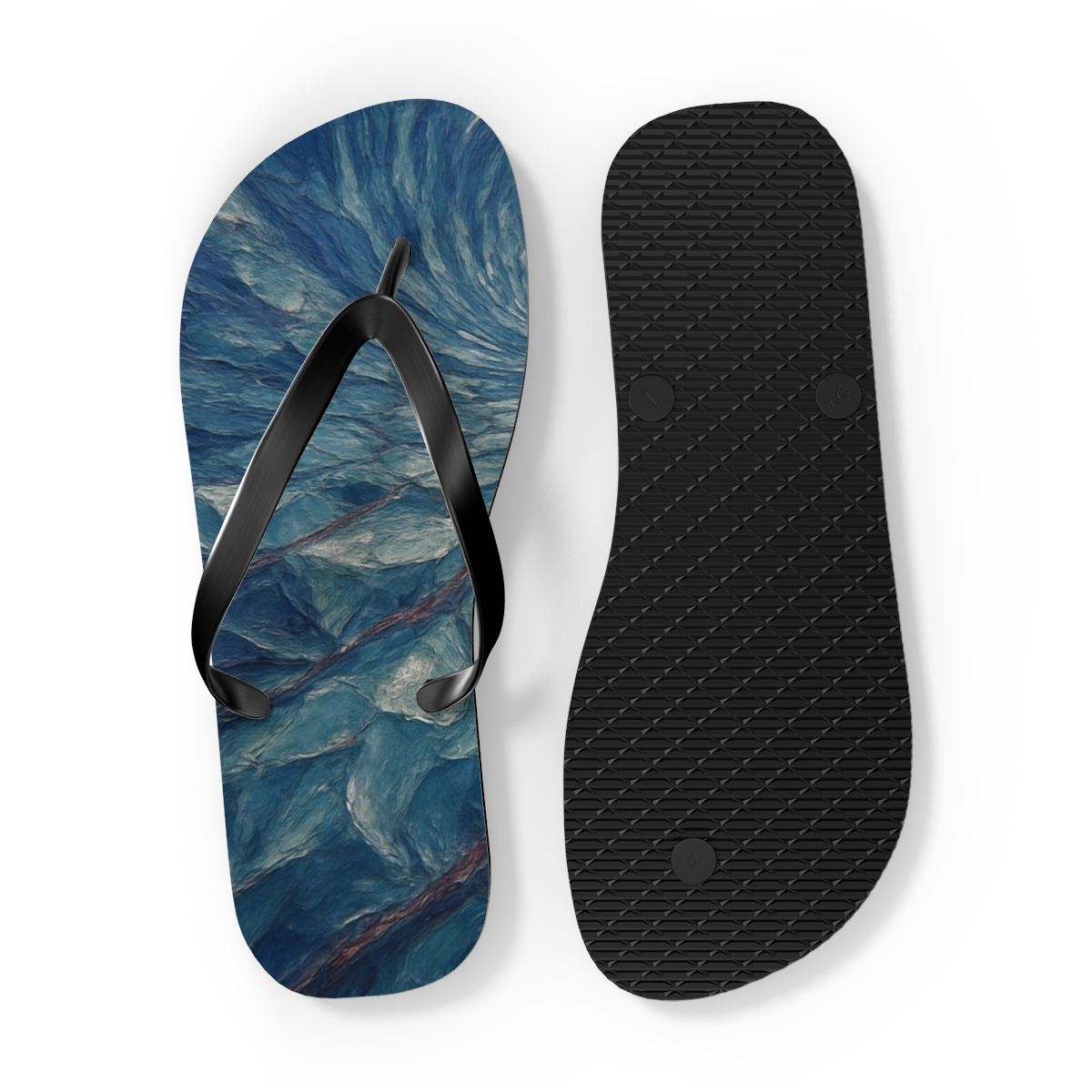 Ocean Current Drift Flip Flops