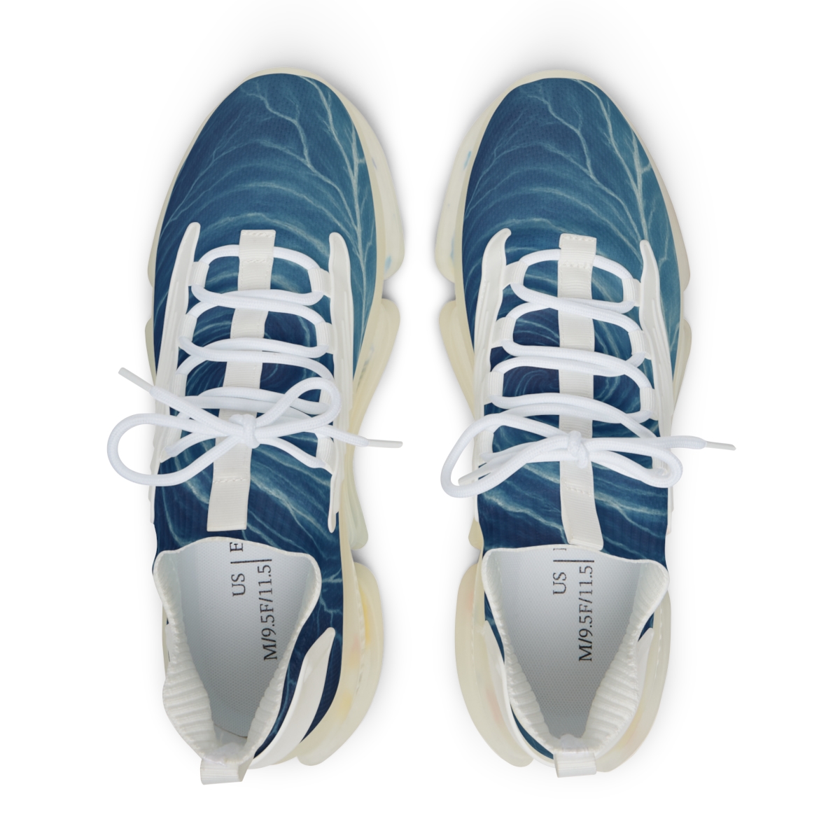 Vortex Ripple Vein Confluence unique printed sneakers