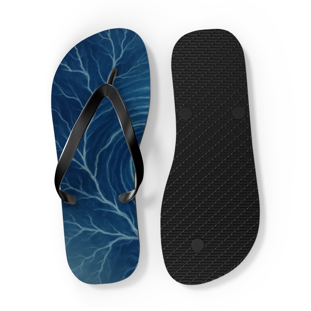 Vortex Ripple Vein Confluence stylish summer flip flops