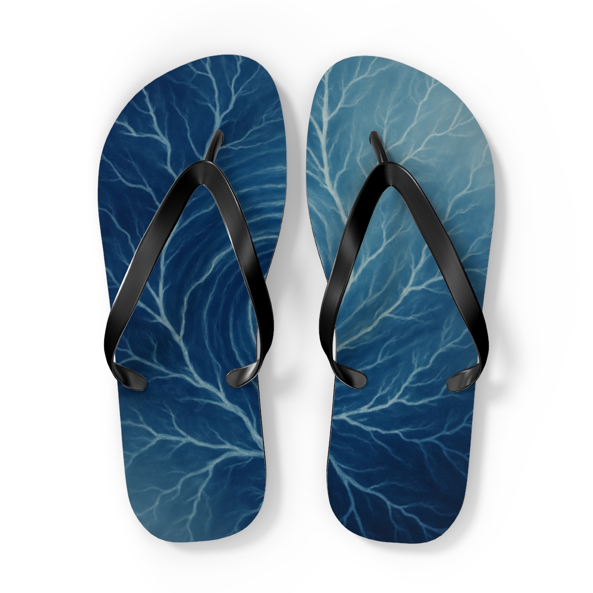 Vortex Ripple Vein Confluence stylish summer flip flops