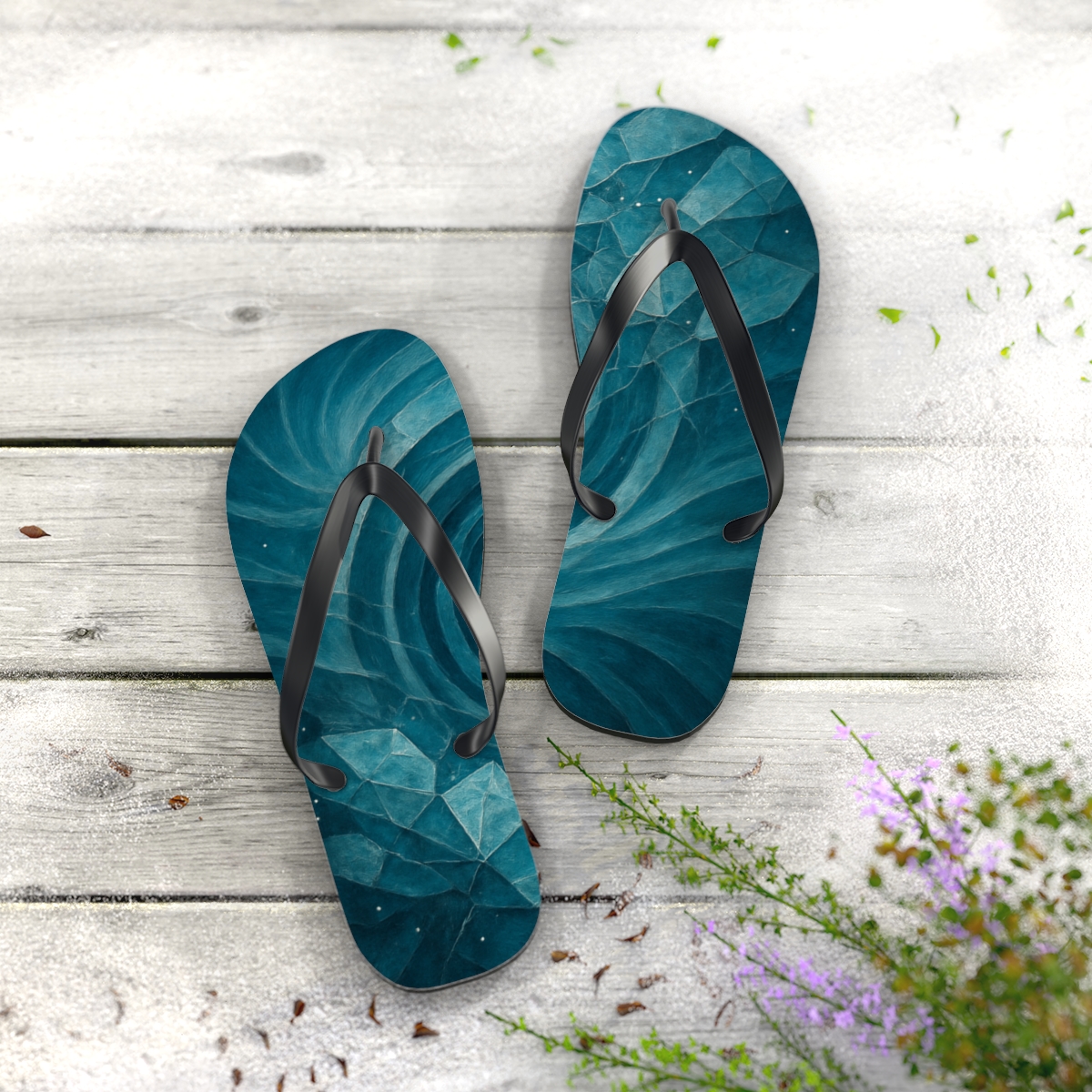 Celestial Drift Flip Flops