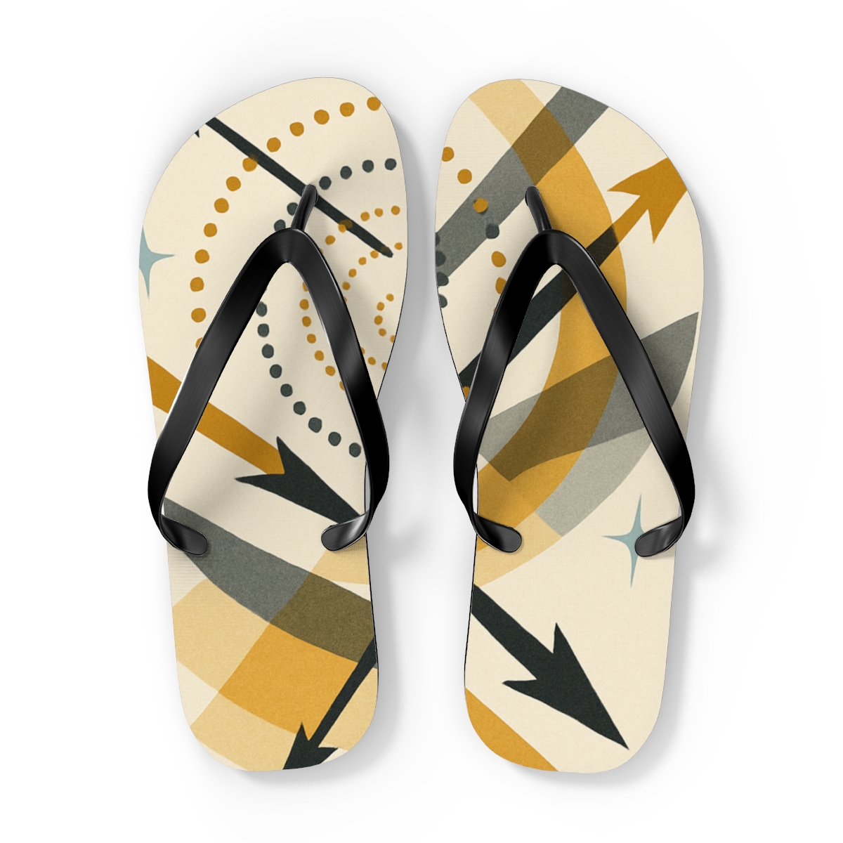 Waggle Signal Constellation soft sole flip flops