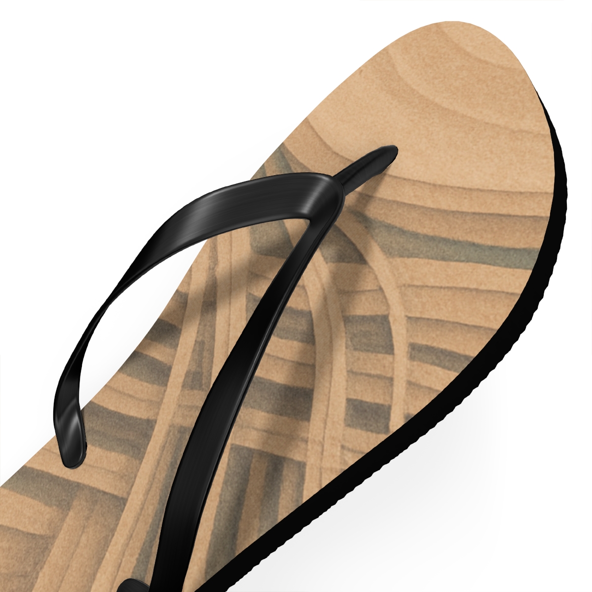 Wind Arc Ripple Tapestry custom flip flops