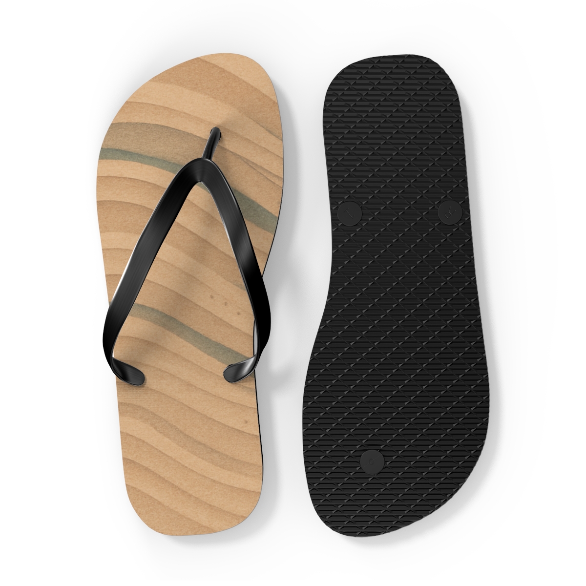 Wind Arc Ripple Tapestry custom flip flops