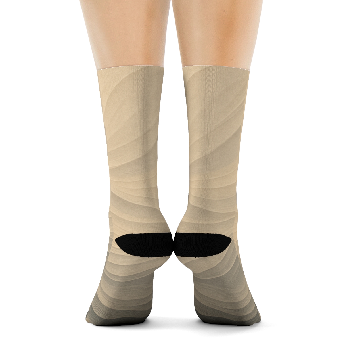 Wind Arc Ripple Weave stylish patterned socks