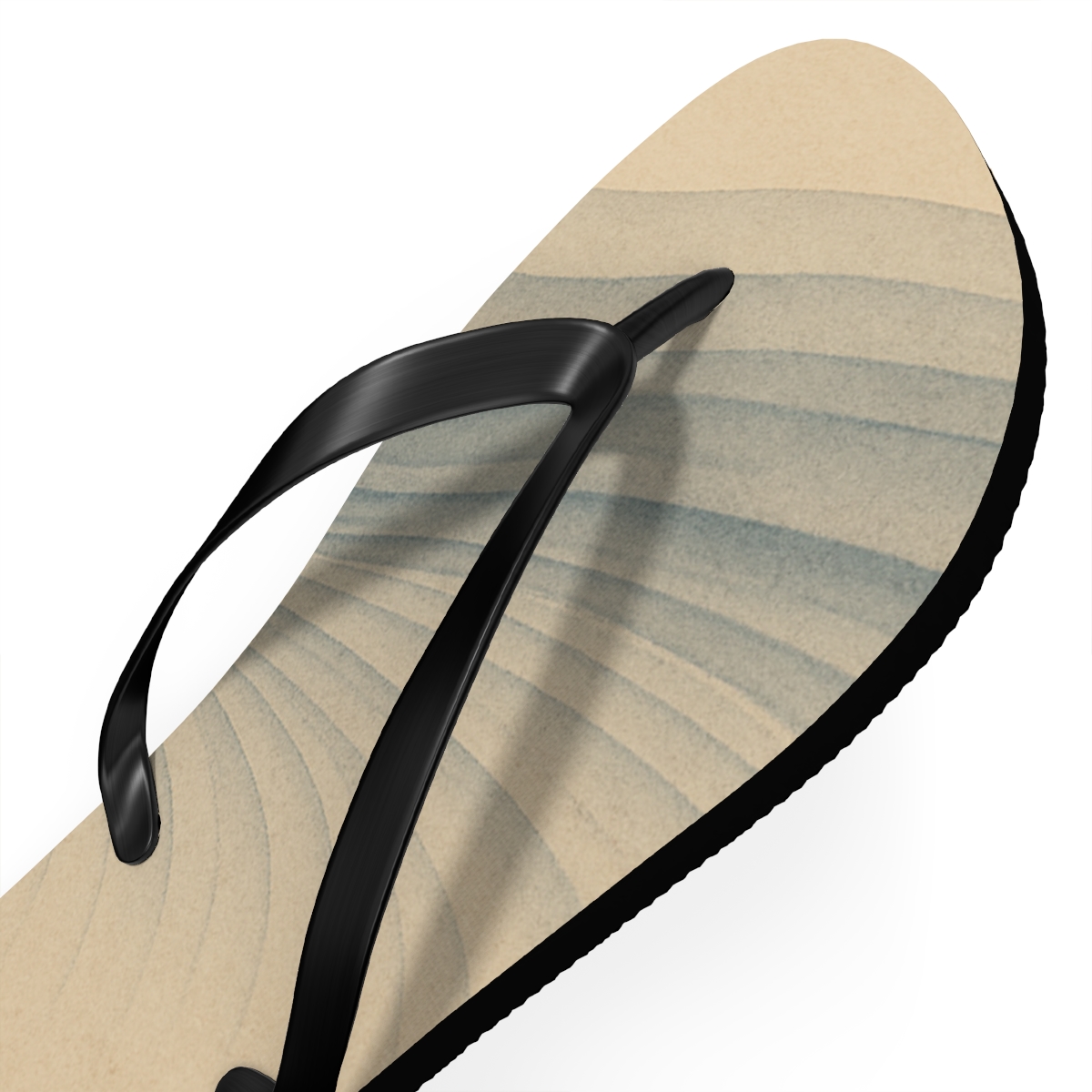 Wind Arc Wavefront Ledger unique graphic flip flops