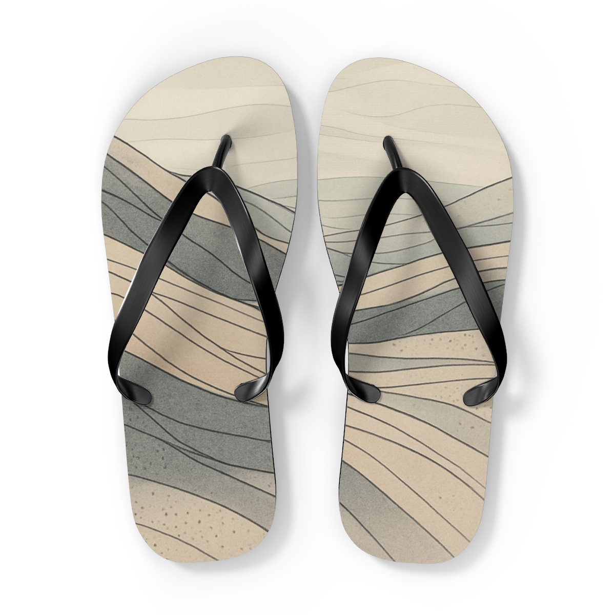Wind Arc Wavefront Loom designer logo flip flops