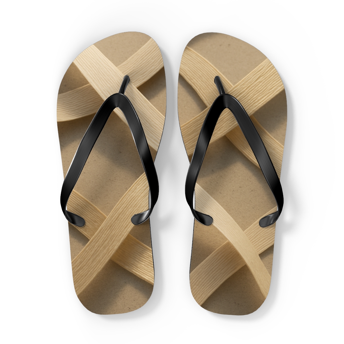 Wind Arc Wavefront Weave designer logo flip flops