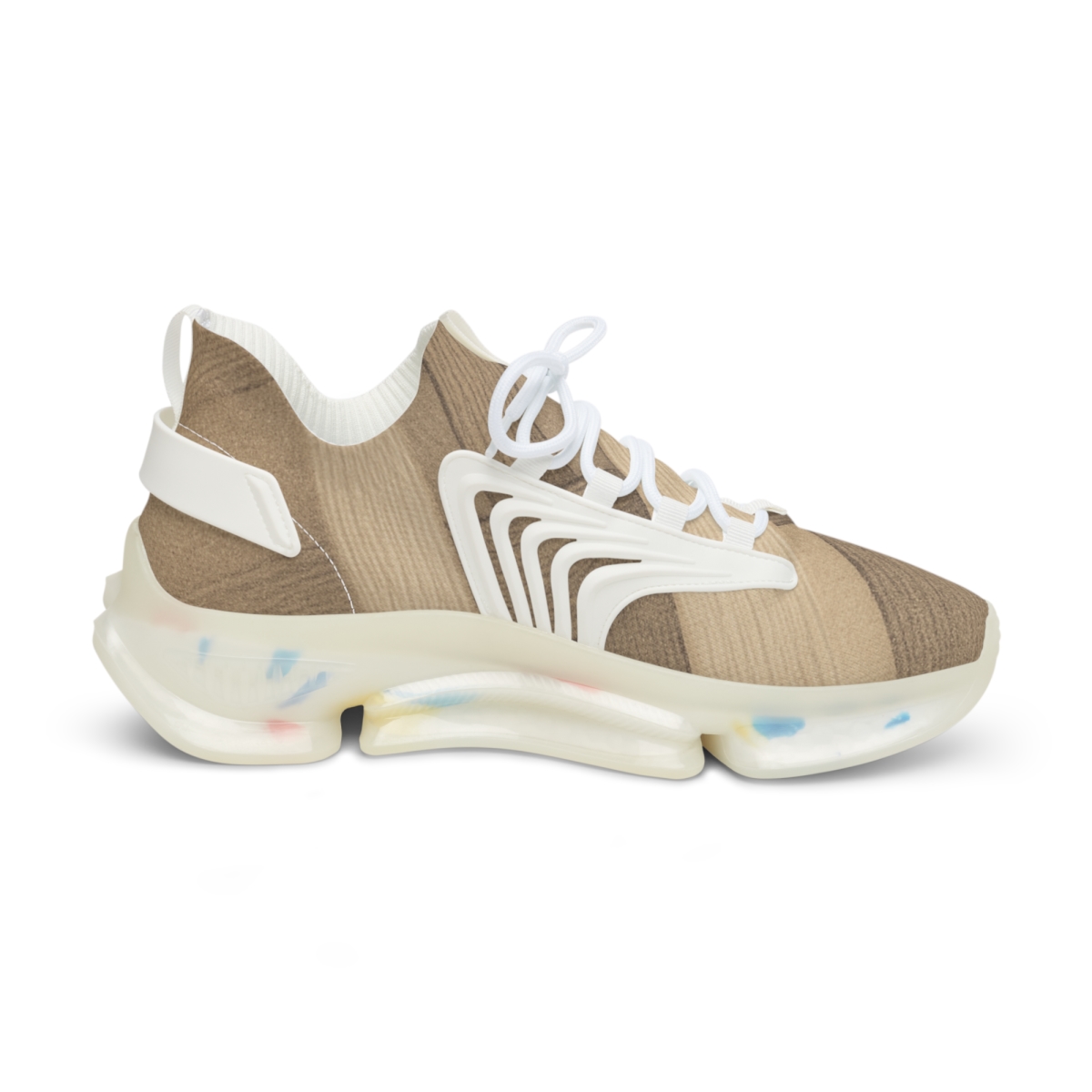 Wind Carved Arc Weave personalized athletic sneakers