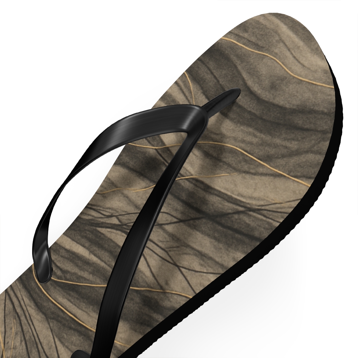 Wind Ripple Vein Weave unique graphic flip flops