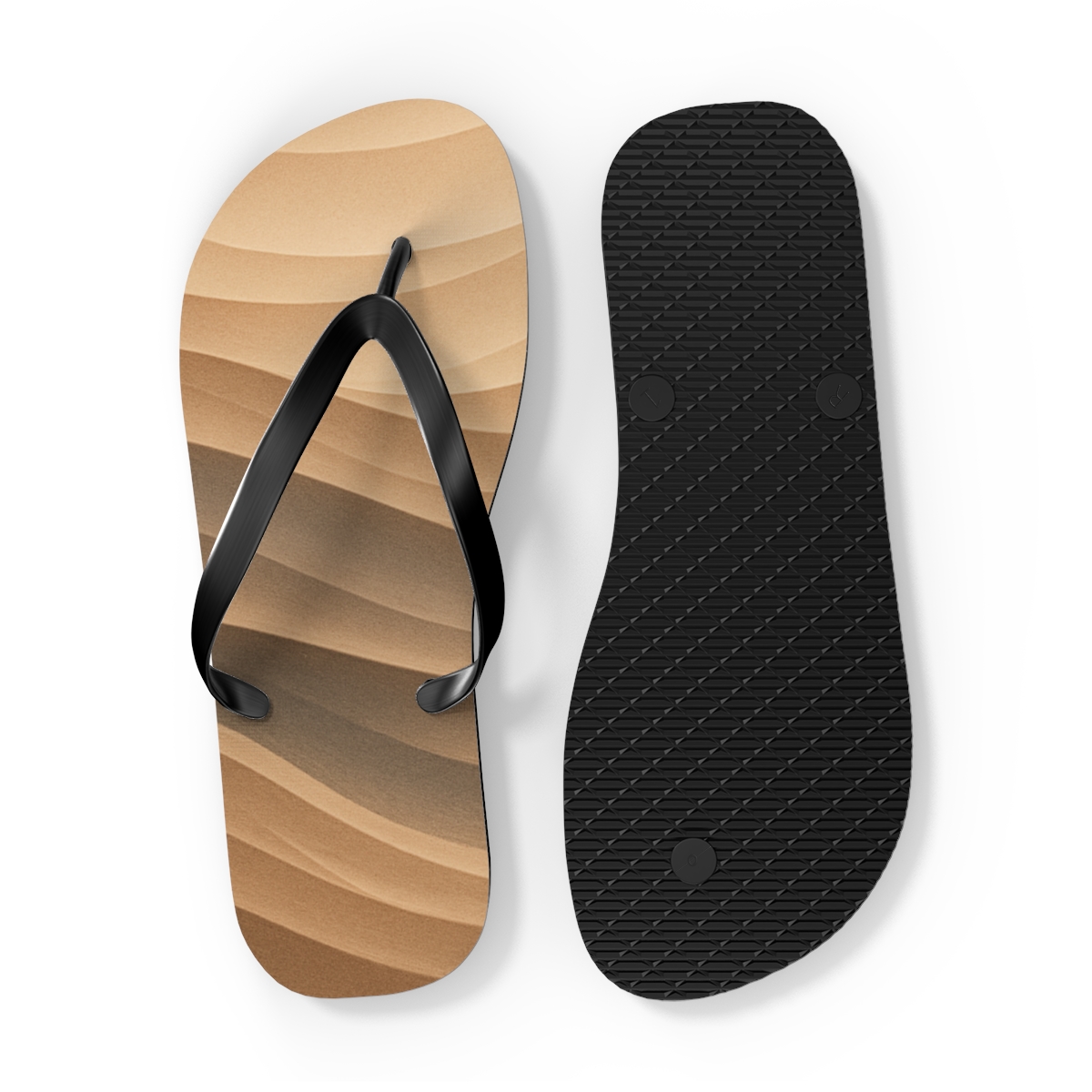 Wind Sculpted Arc Ripple Field comfortable casual flip flops