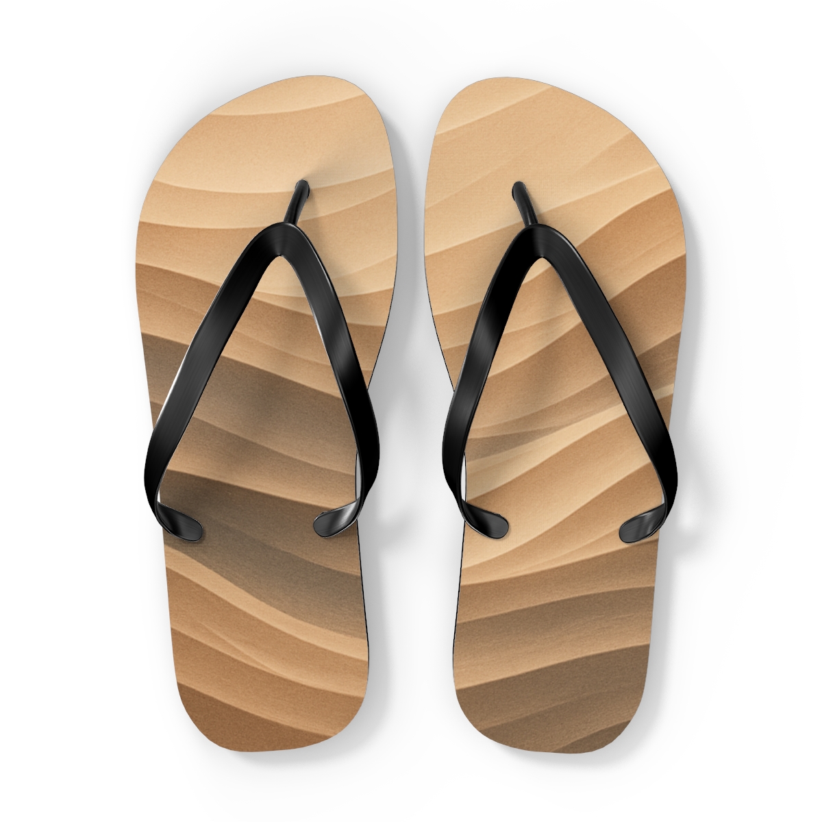 Wind Sculpted Arc Ripple Field comfortable casual flip flops