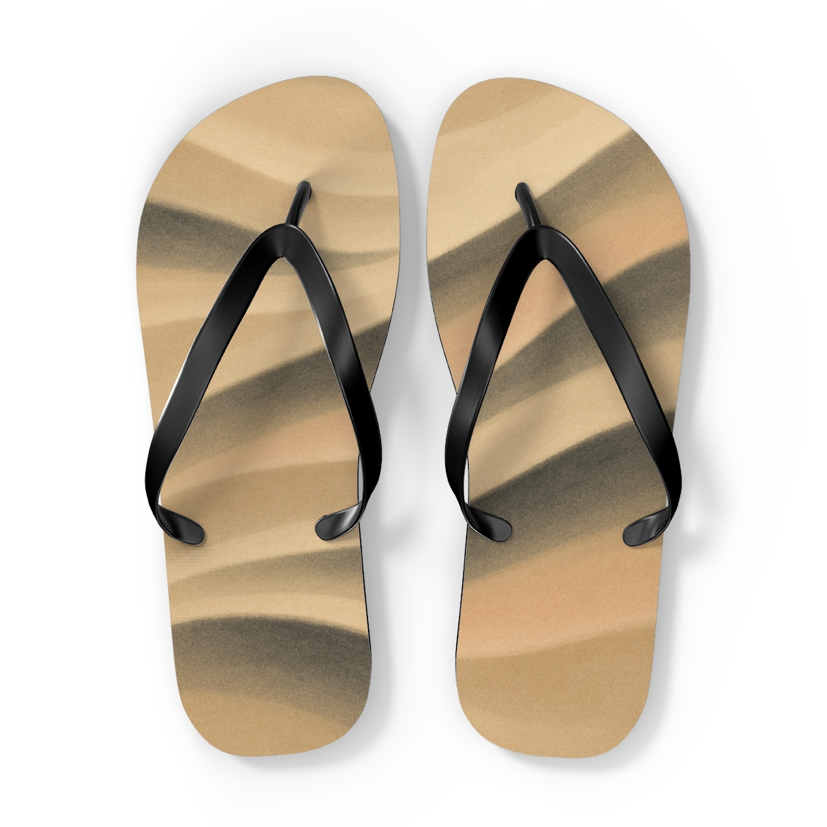 Wind Sculpted Ripple Arcs comfortable casual flip flops