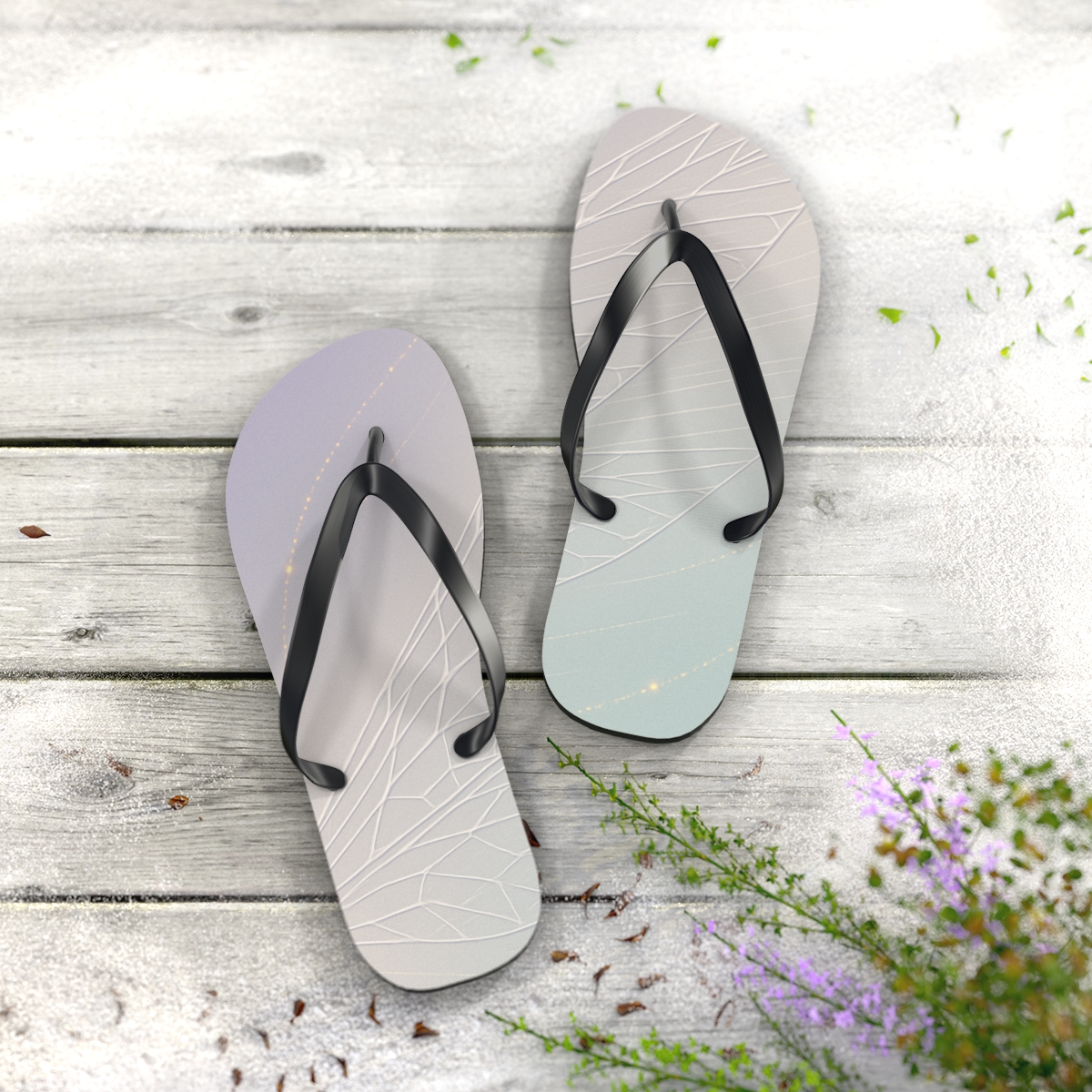 Wing Lattice Drift Map comfortable casual flip flops