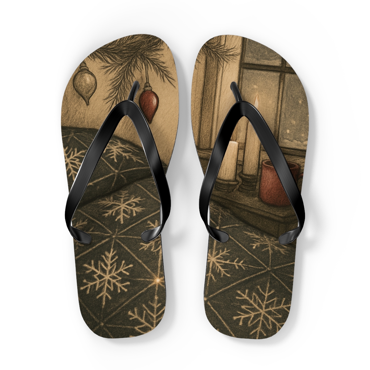 Winter Hearth Snowflake Constellation Quilt stylish summer flip flops