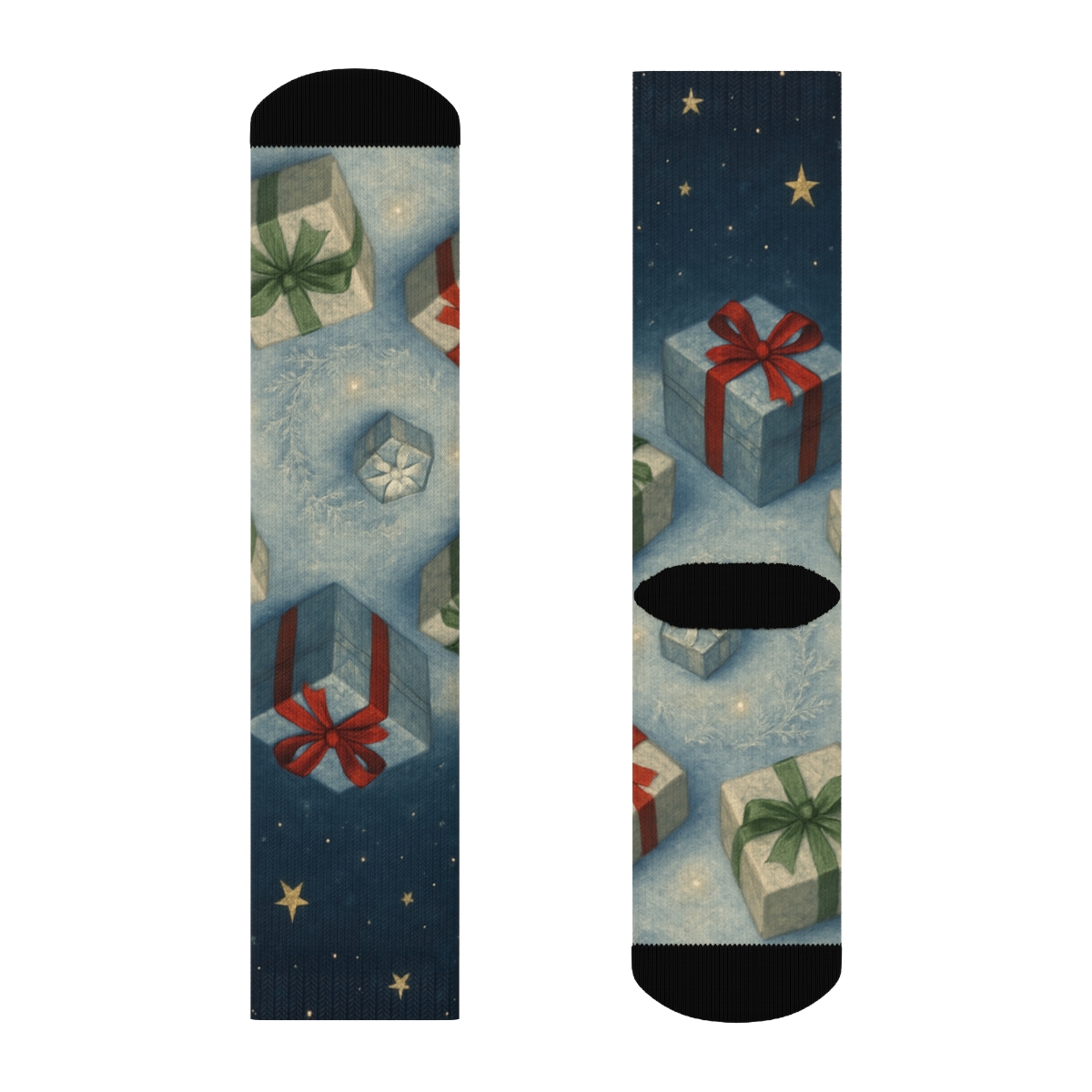 Winter Starlight Gift Tapestry personalized cozy socks