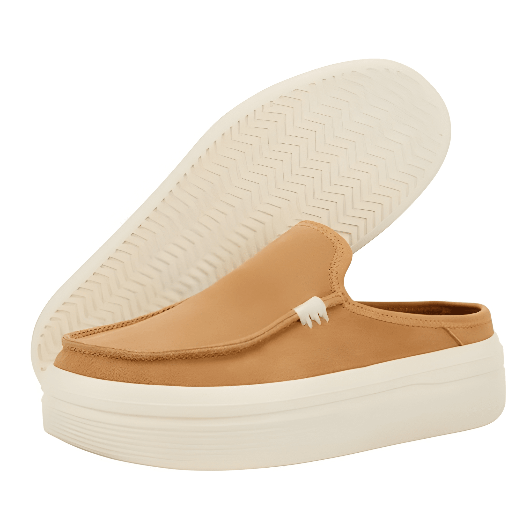 Suede Platform Slip On Lightweight Mules For Women